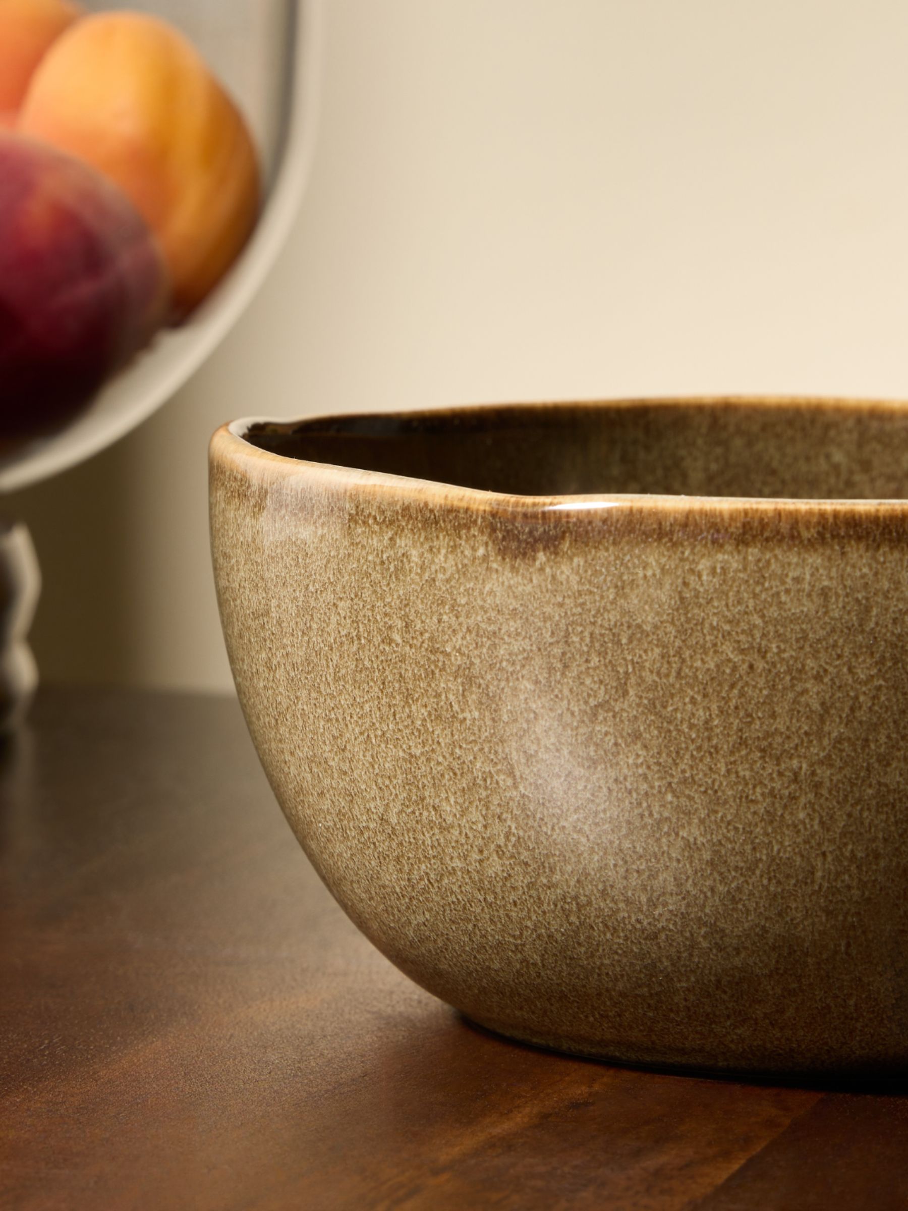 Set of 4 Vinnie Cereal Bowls in Brown - Image 4 of 5