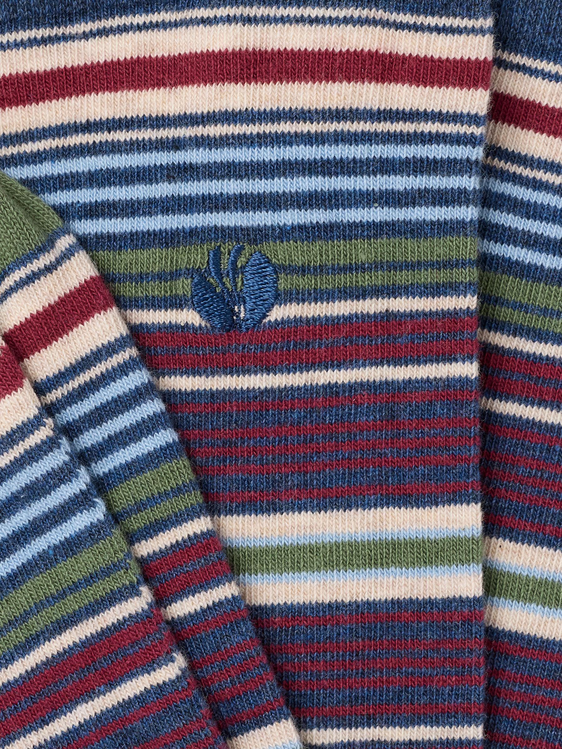 Navy Striped Socks - Image 2 of 2