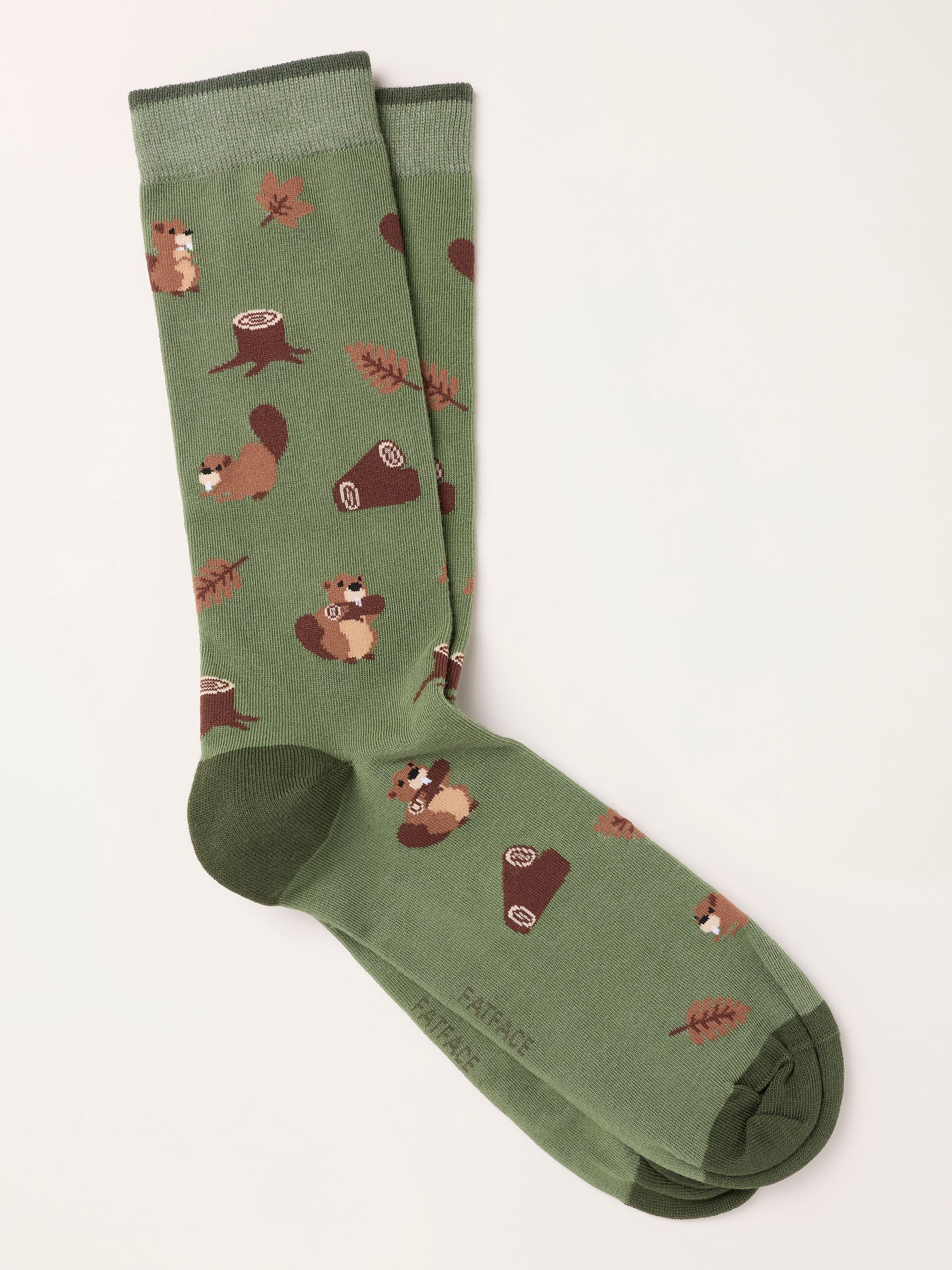 Green Beaver Socks - Image 1 of 2