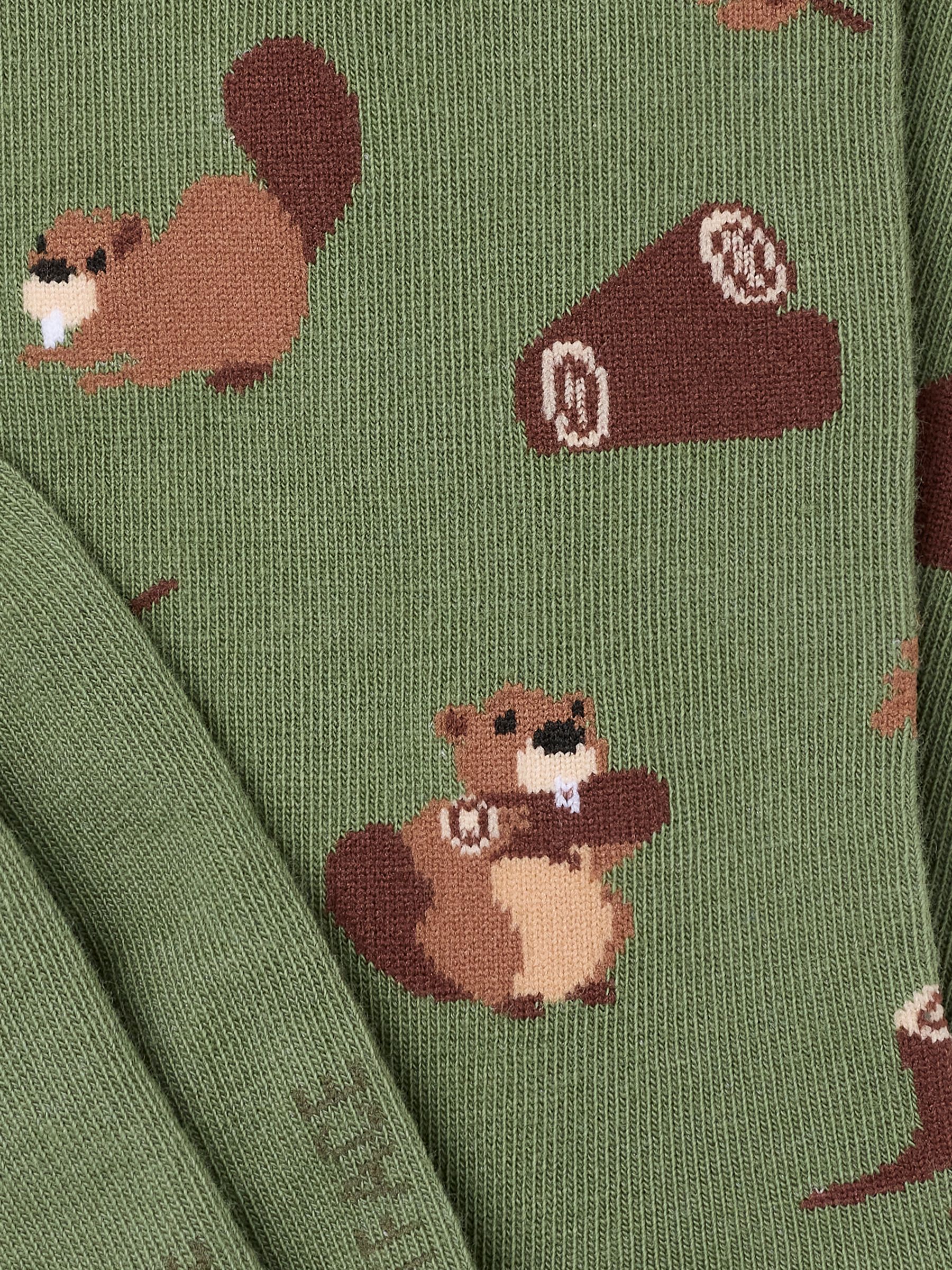 Green Beaver Socks - Image 2 of 2