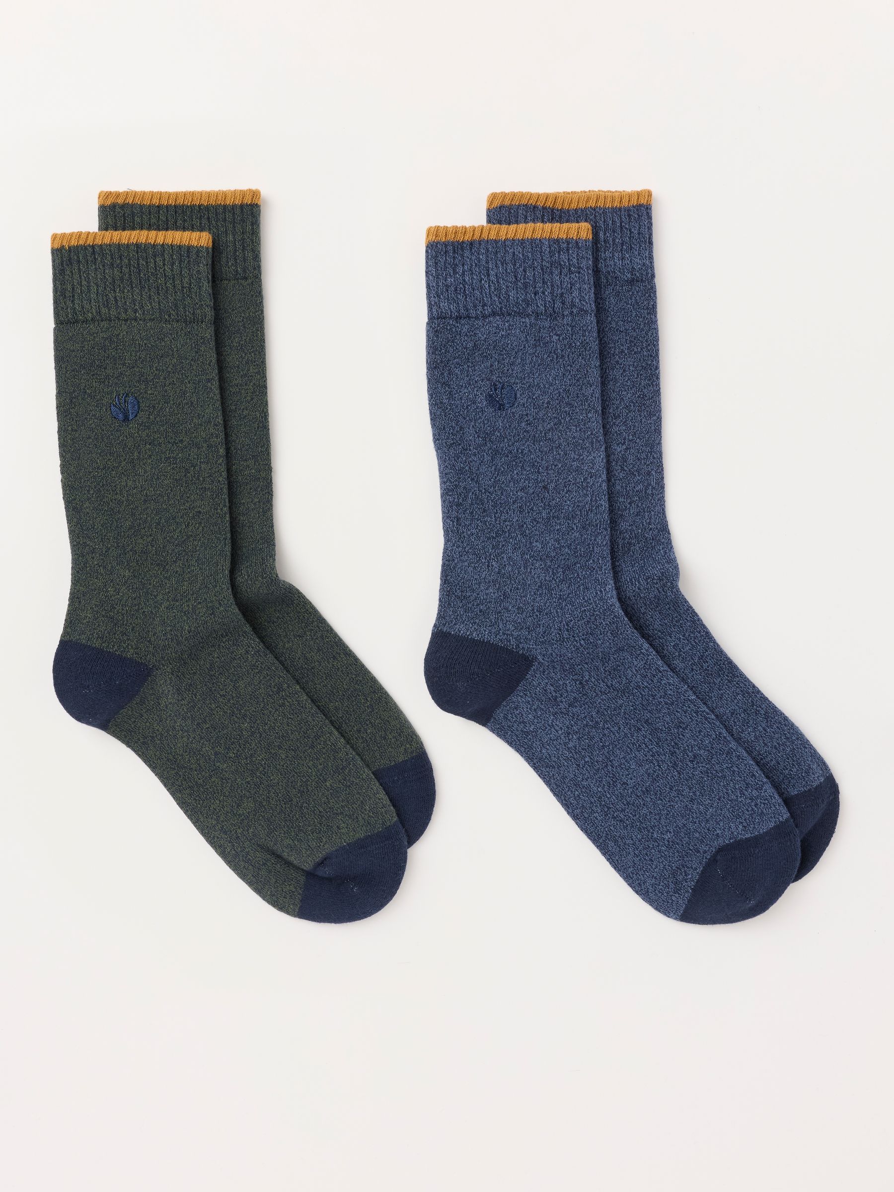 Green 2 Pairs of Thermal Socks - Image 2 of 2