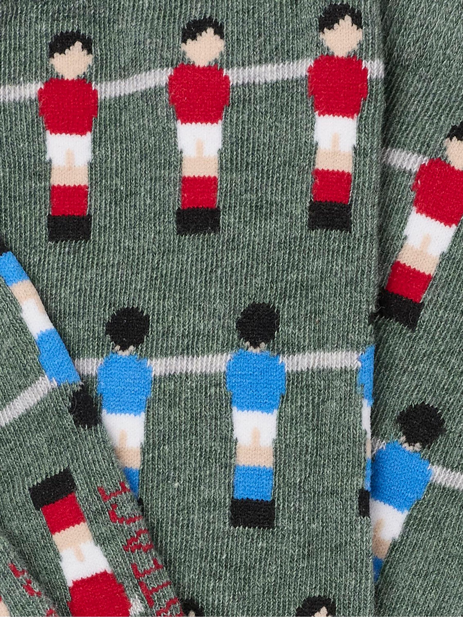 Green Table Football Socks - Image 2 of 2
