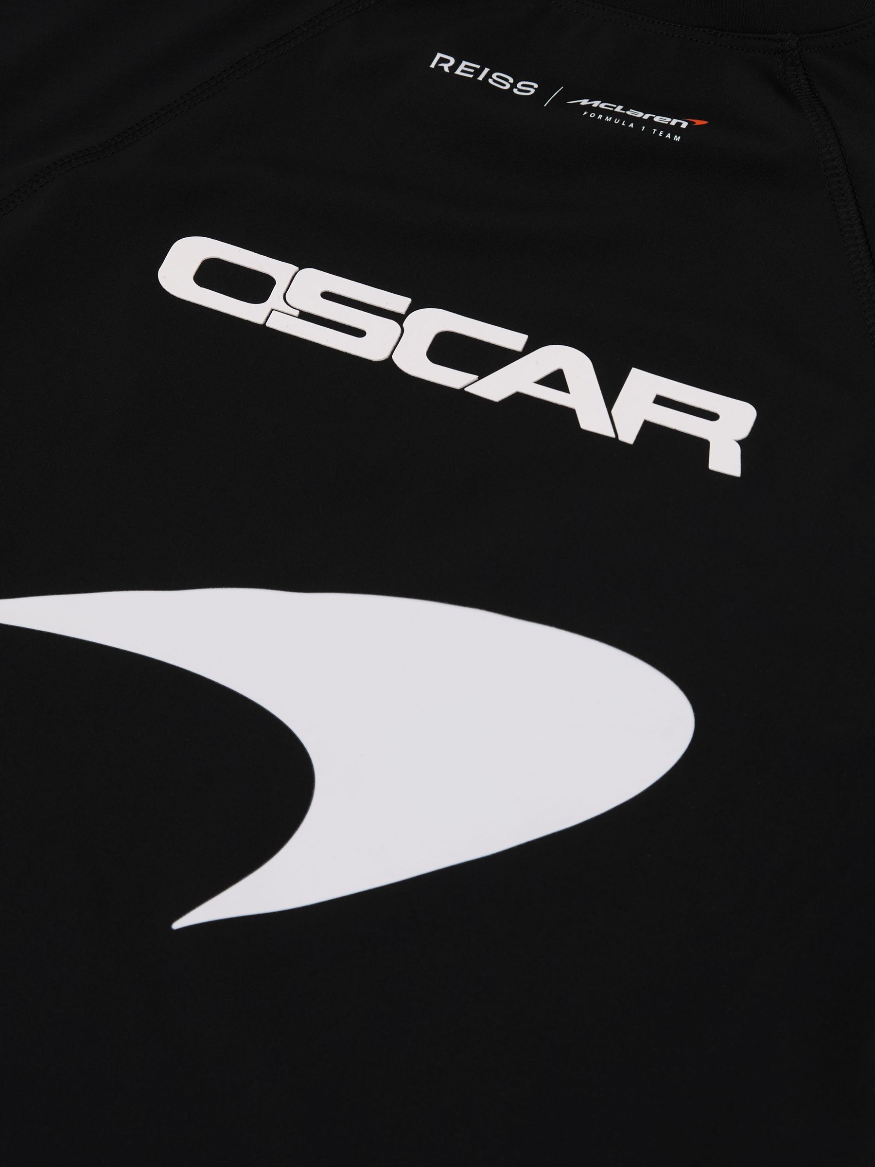 McLaren Racing Logo-Print Cropped Top in Black - Image 8 of 8