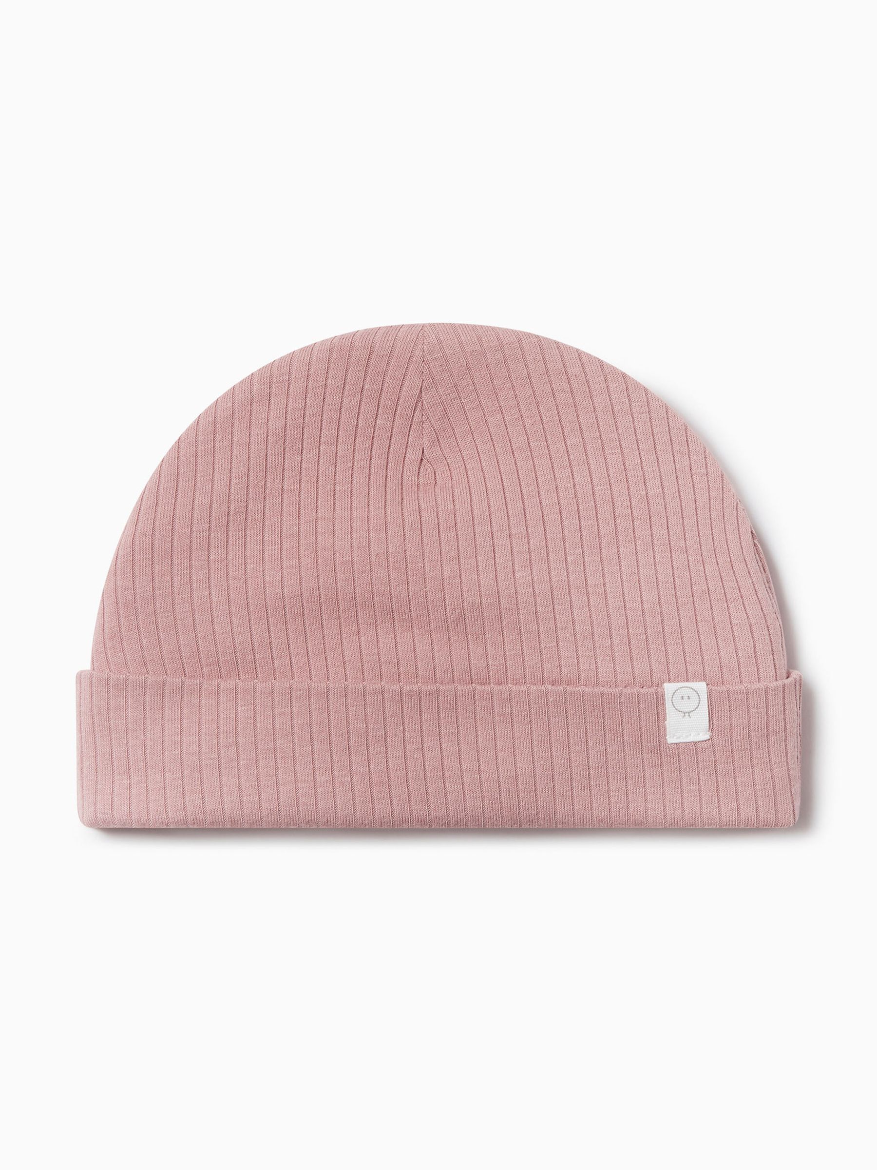 MORI Rose Pink Ribbed Hat - Image 1 of 1