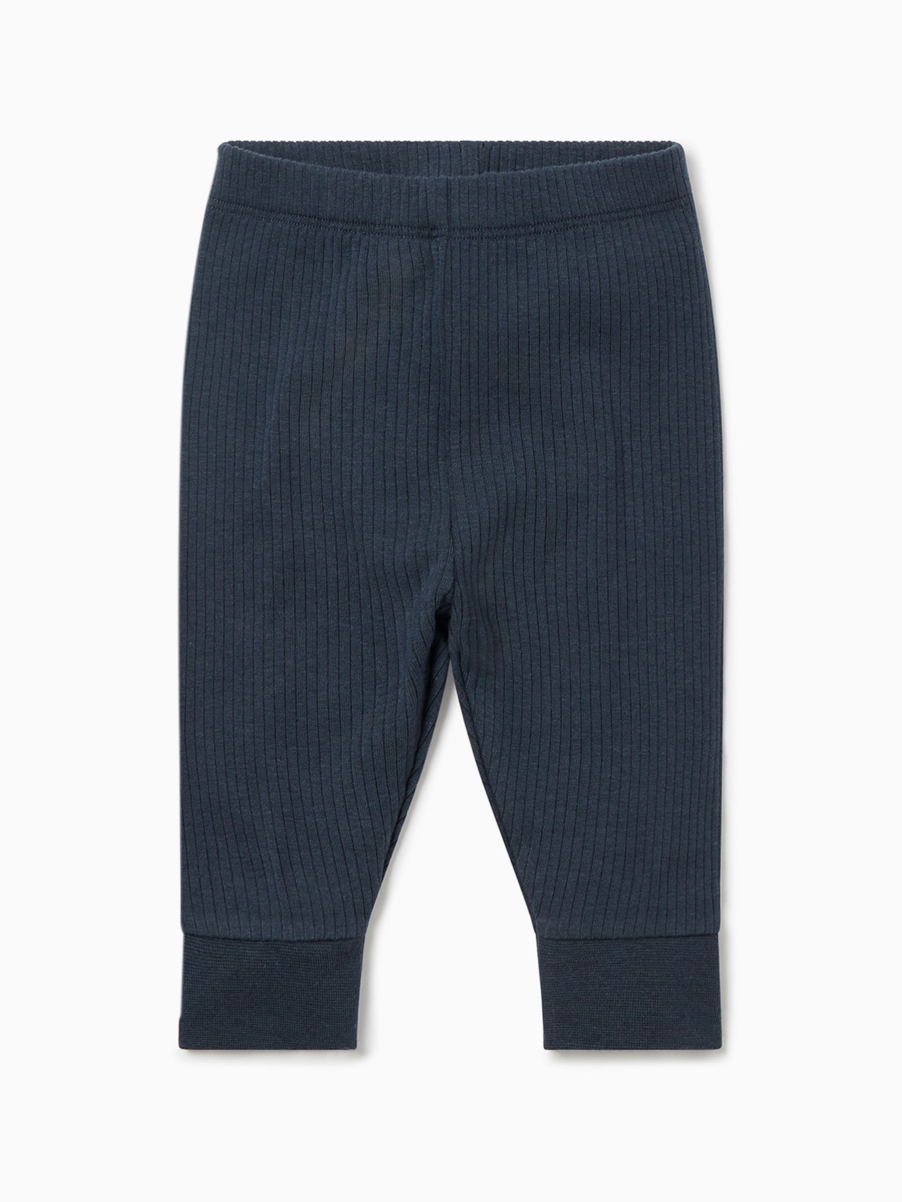 MORI Navy Ribbed Pyjamas - Image 4 of 4
