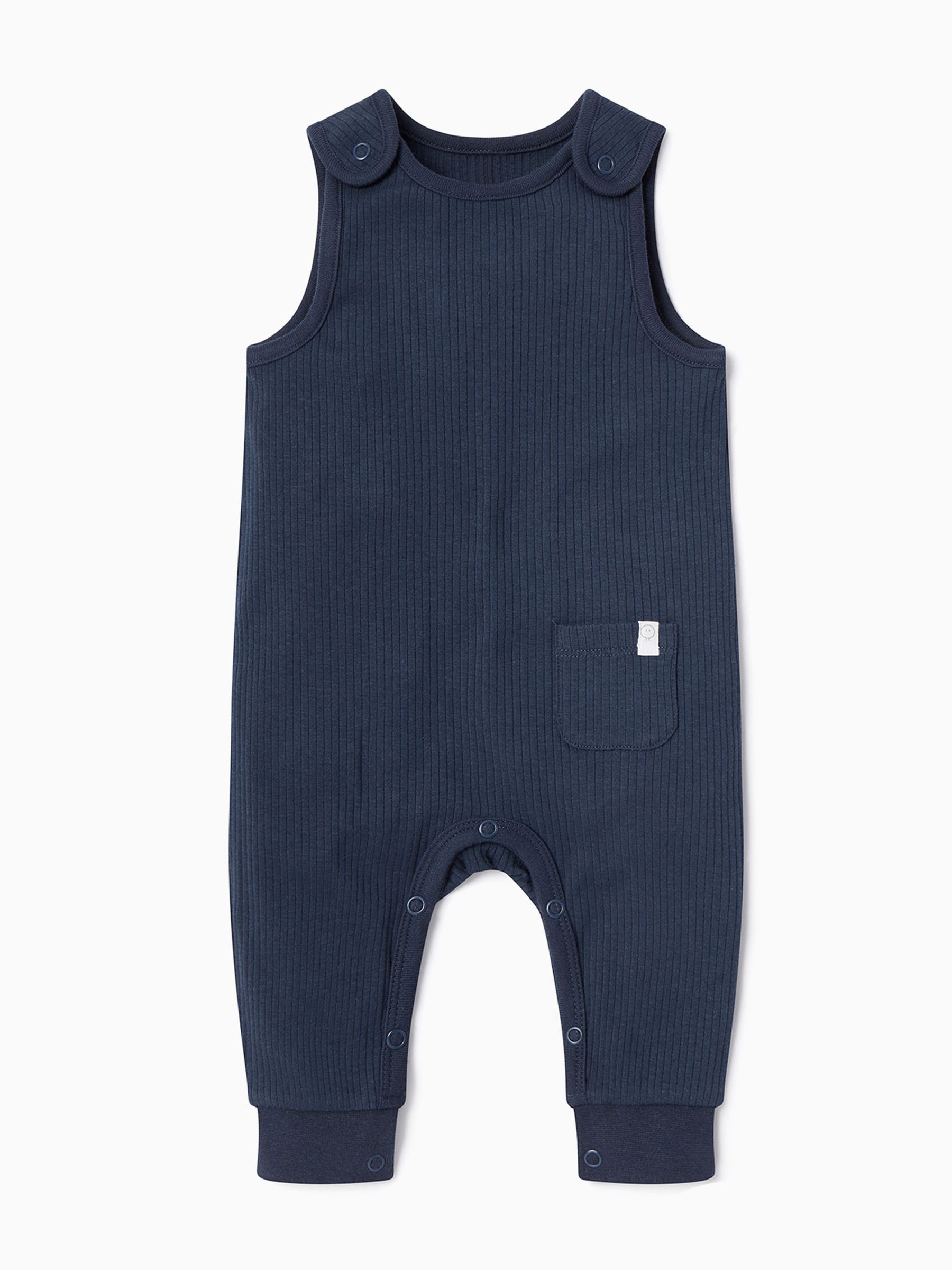 MORI Navy Ribbed Romper - Image 2 of 2