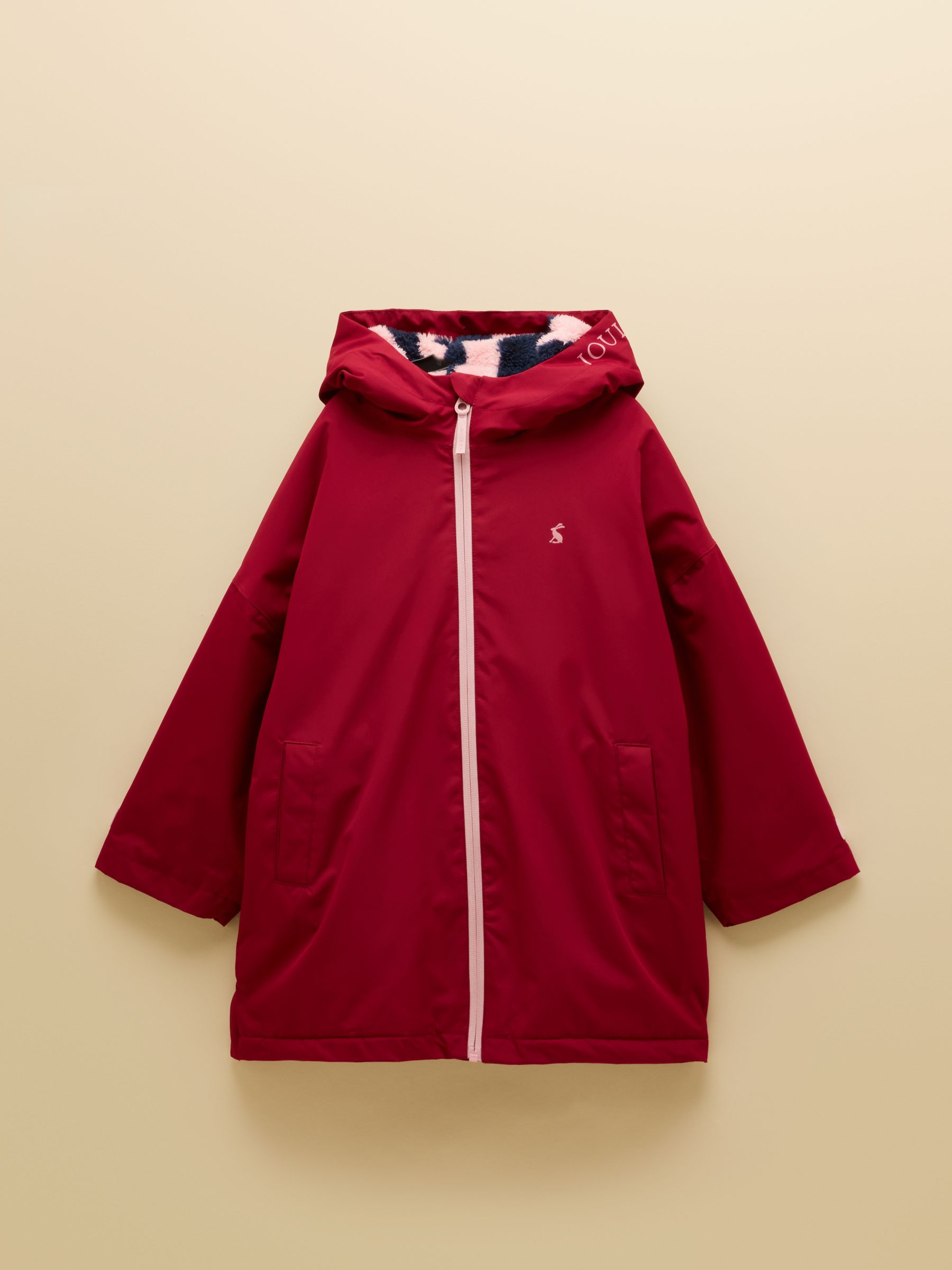 Girls' Coverall Berry Pink Waterproof Changing Robe - Image 1 of 5