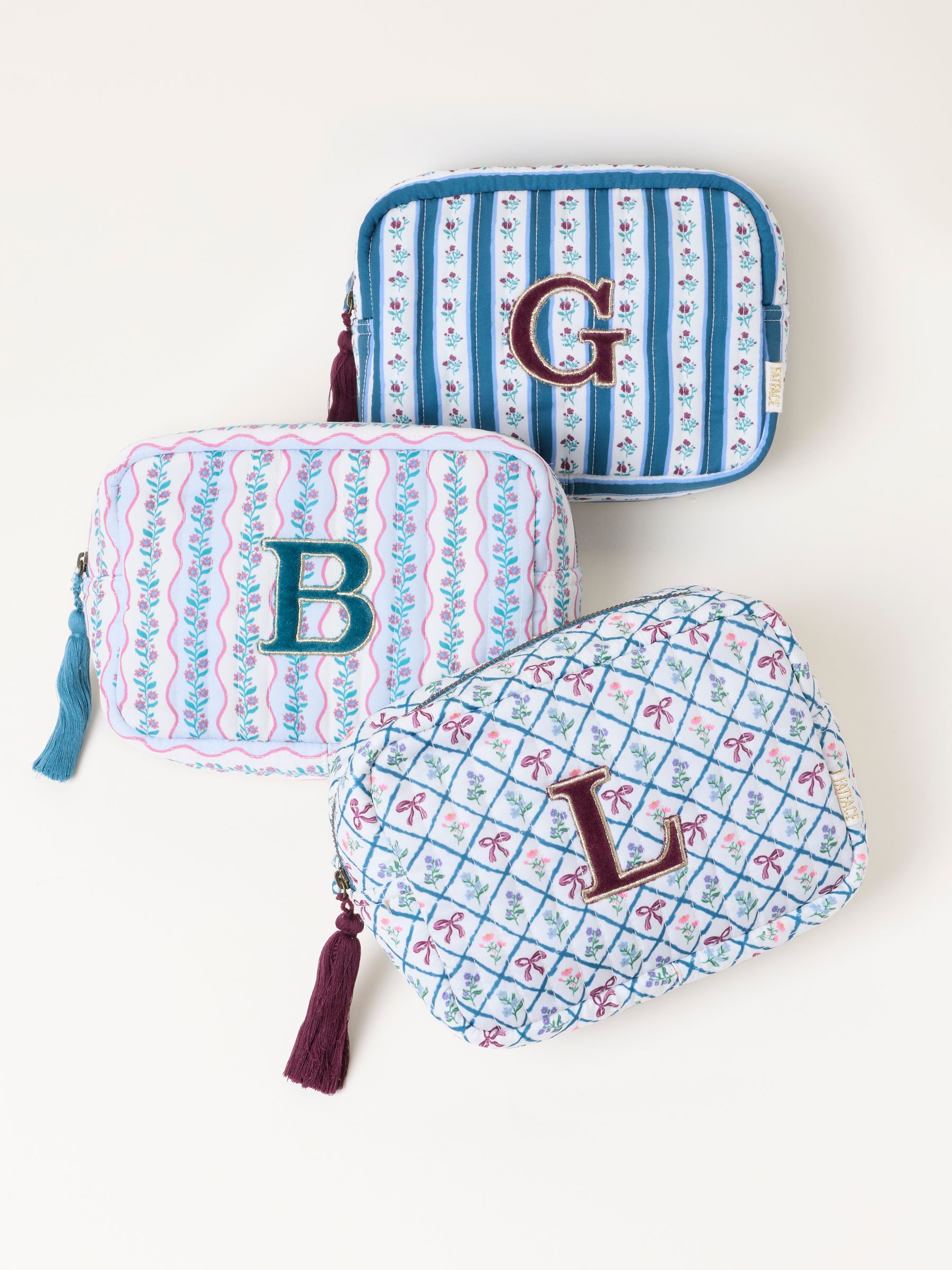 Multi Alphabet Printed Washbag - Image 1 of 3 Multi Alphabet Printed Washbag - Image 1 of 3
