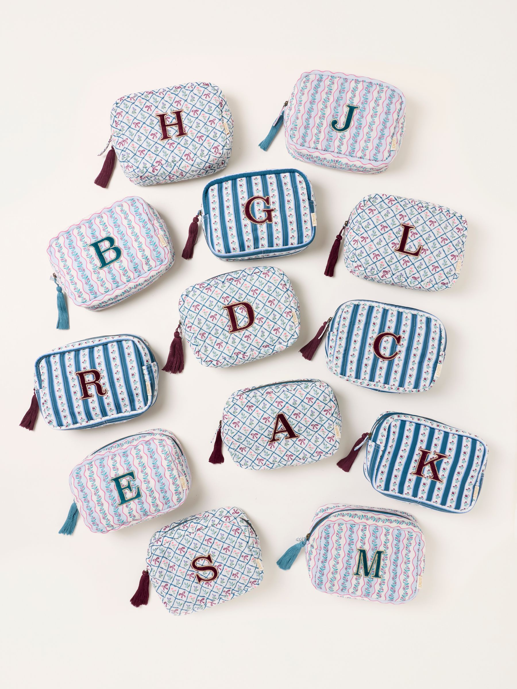 Multi Alphabet Printed Washbag - Image 2 of 3