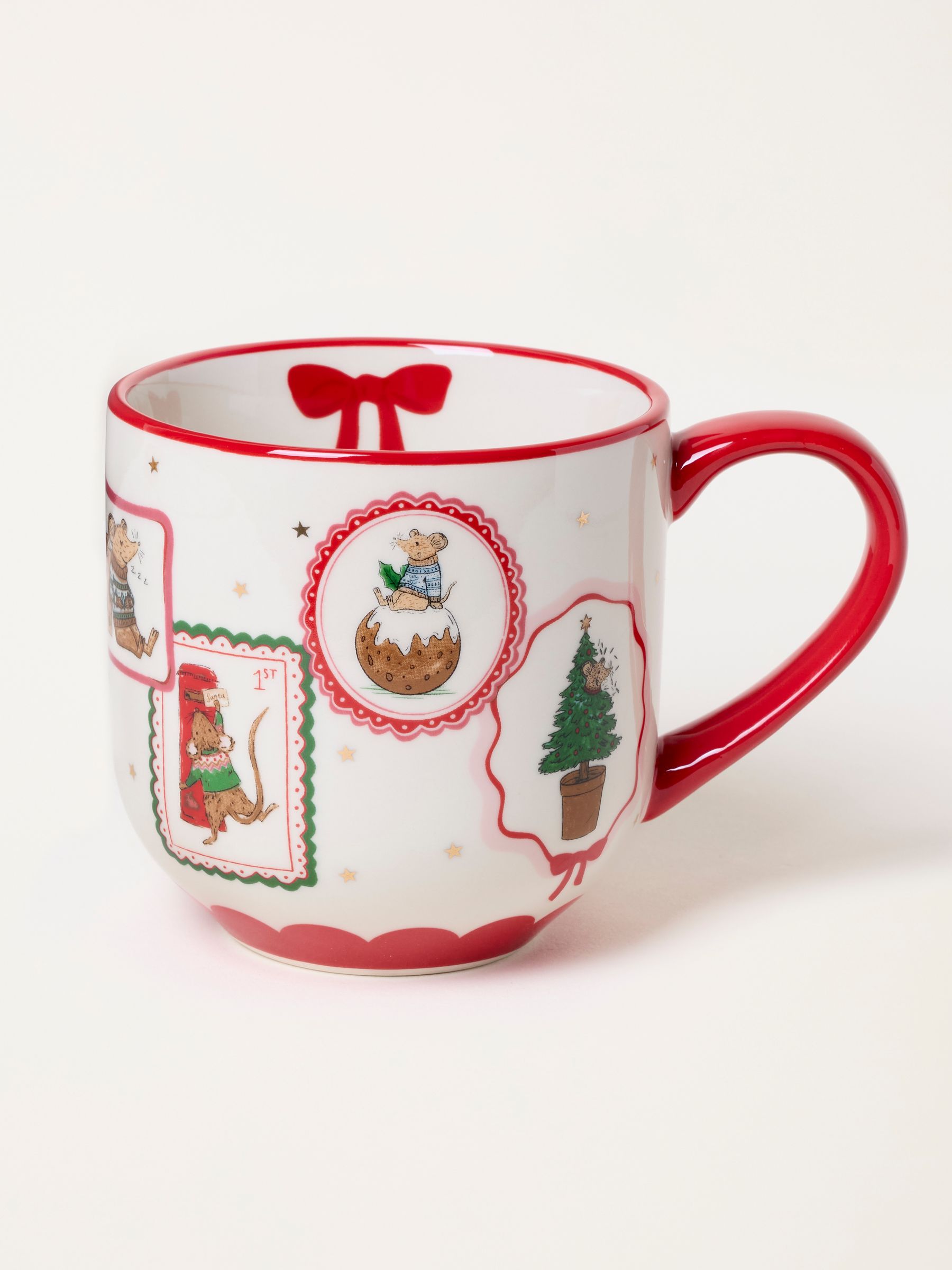 Shelter Red Christmas Mouse Mug - Image 1 of 3 Shelter Red Christmas Mouse Mug - Image 1 of 3