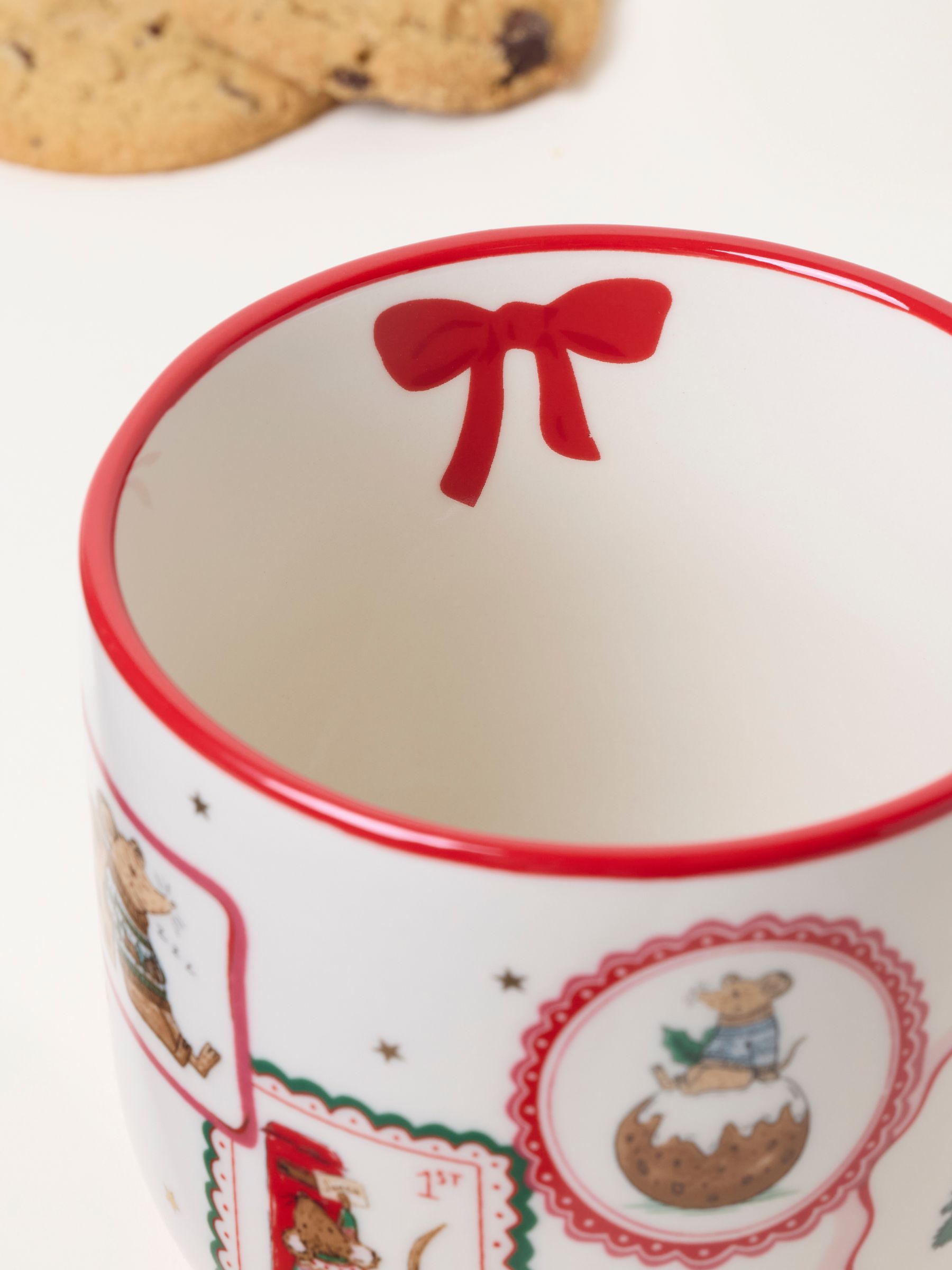 Shelter Red Christmas Mouse Mug - Image 2 of 3