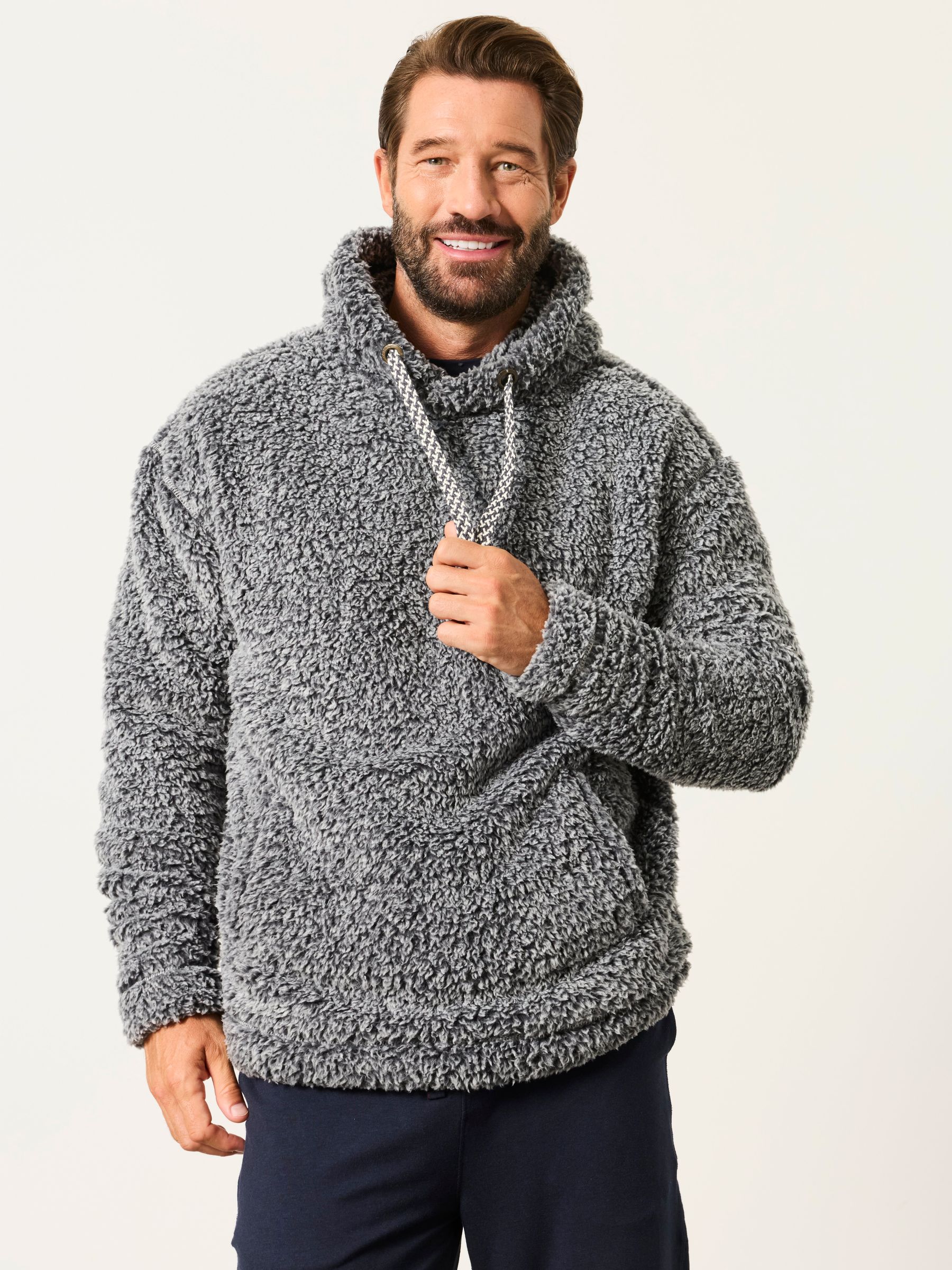 Charcoal Grey Snuggle Hoodie - Image 1 of 2 Charcoal Grey Snuggle Hoodie - Image 1 of 2