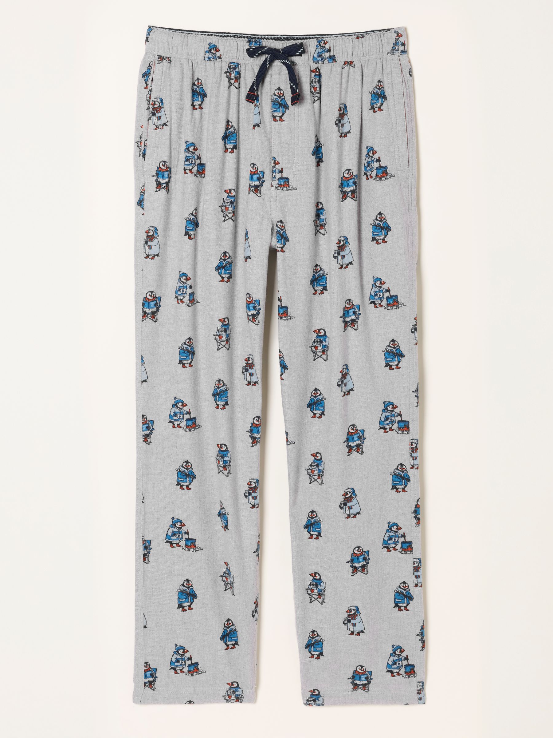 Grey Puffin Print Pyjama Bottom - Image 5 of 5