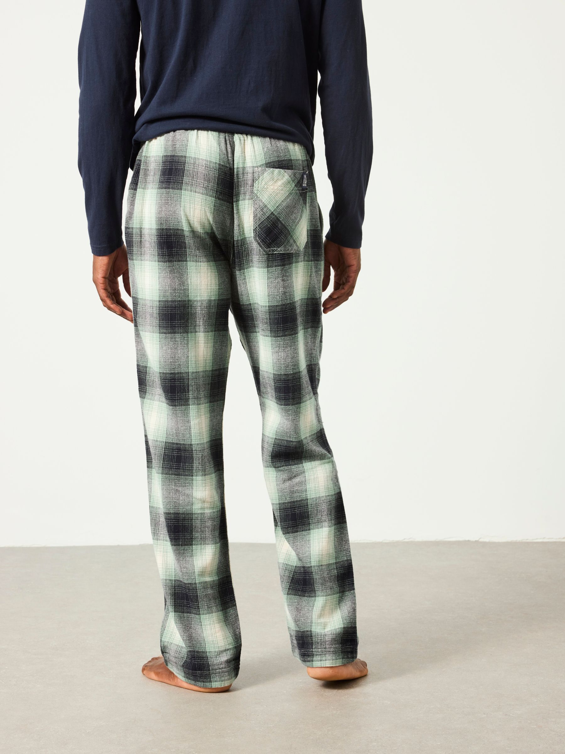 Hamilton Green Check Pyjama Bottom - Image 2 of 6