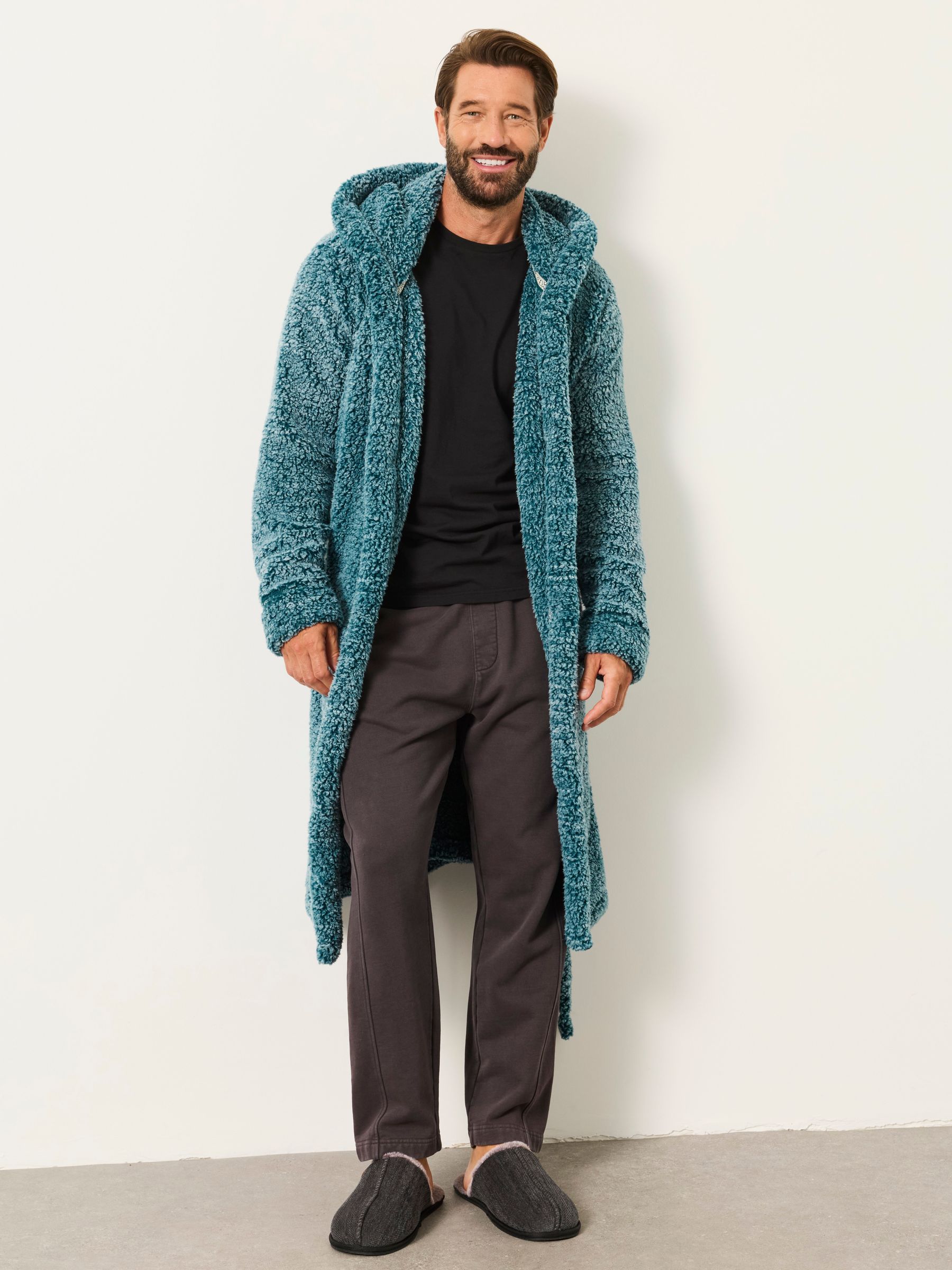Teal Blue Snuggle Robe - Image 2 of 3