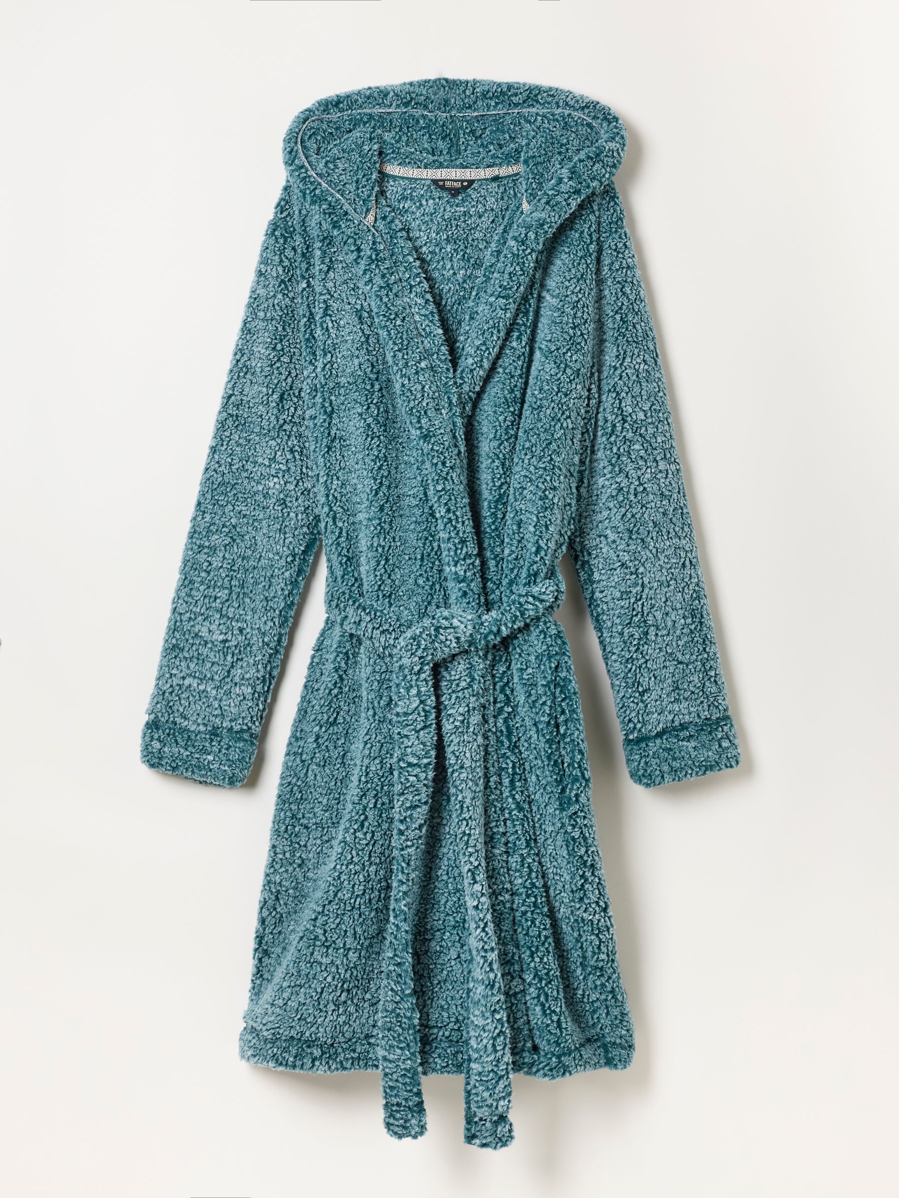 Teal Blue Snuggle Robe - Image 3 of 3 Teal Blue Snuggle Robe - Image 3 of 3