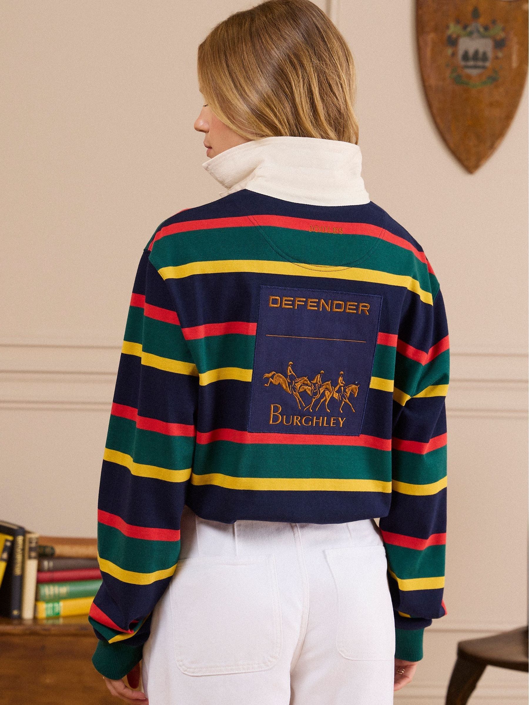Official Burghley Multi Rugby Shirt - Image 2 of 10 Official Burghley Multi Rugby Shirt - Image 2 of 10