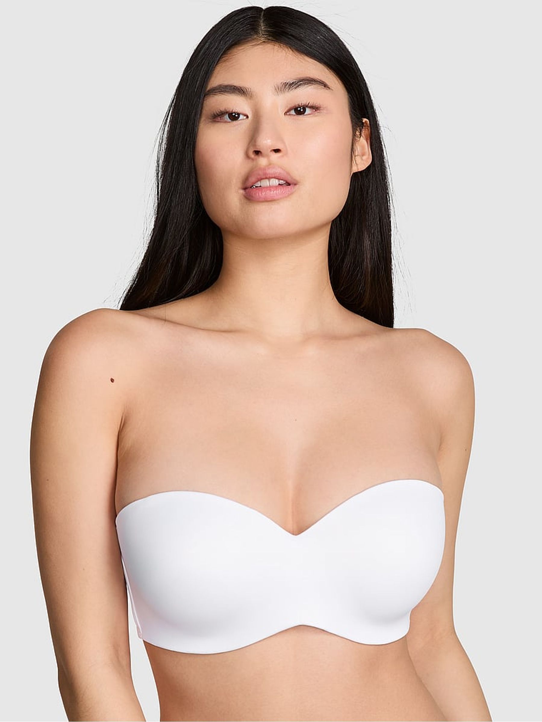 White Lightly Lined Strapless Multiway Bra - Image 1 of 2 White Lightly Lined Strapless Multiway Bra - Image 1 of 2