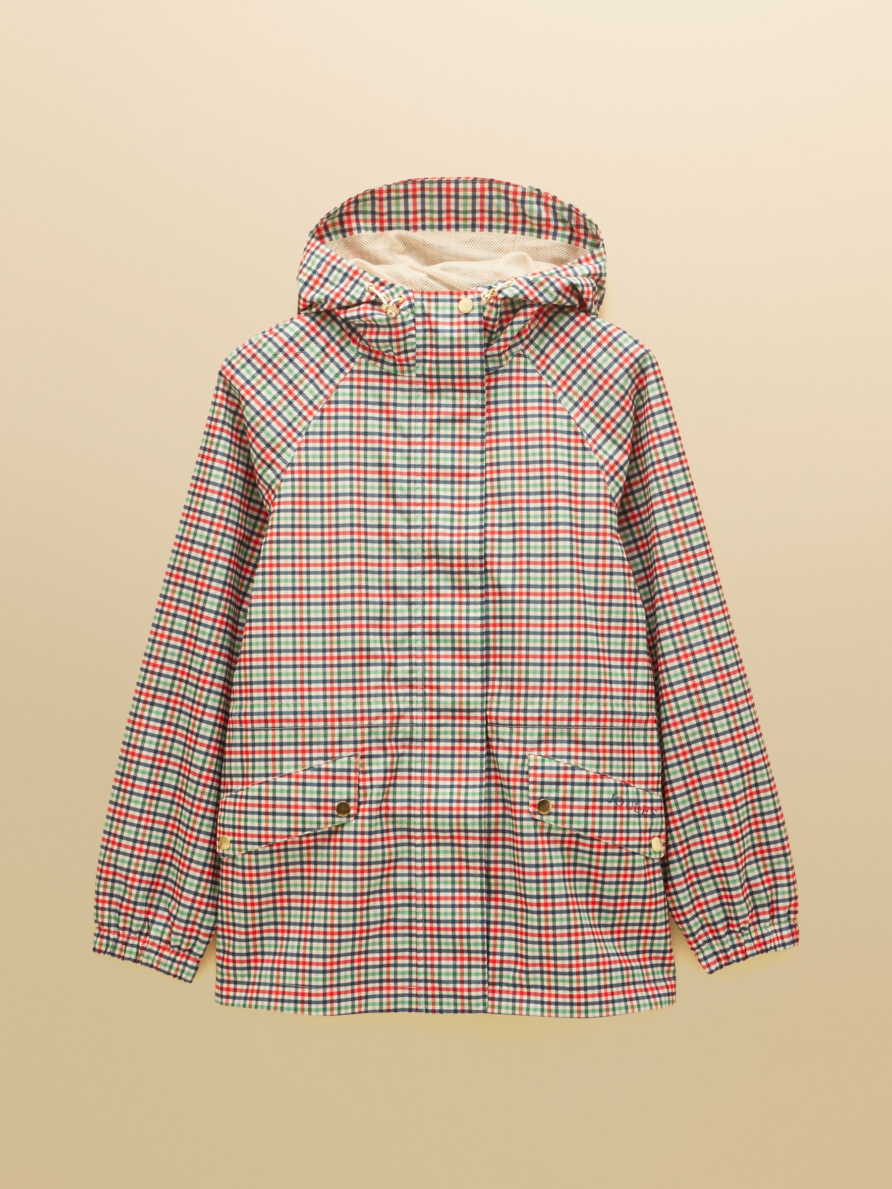 Everdry Eden Check Waterproof Packable Raincoat With Hood - Image 10 of 11