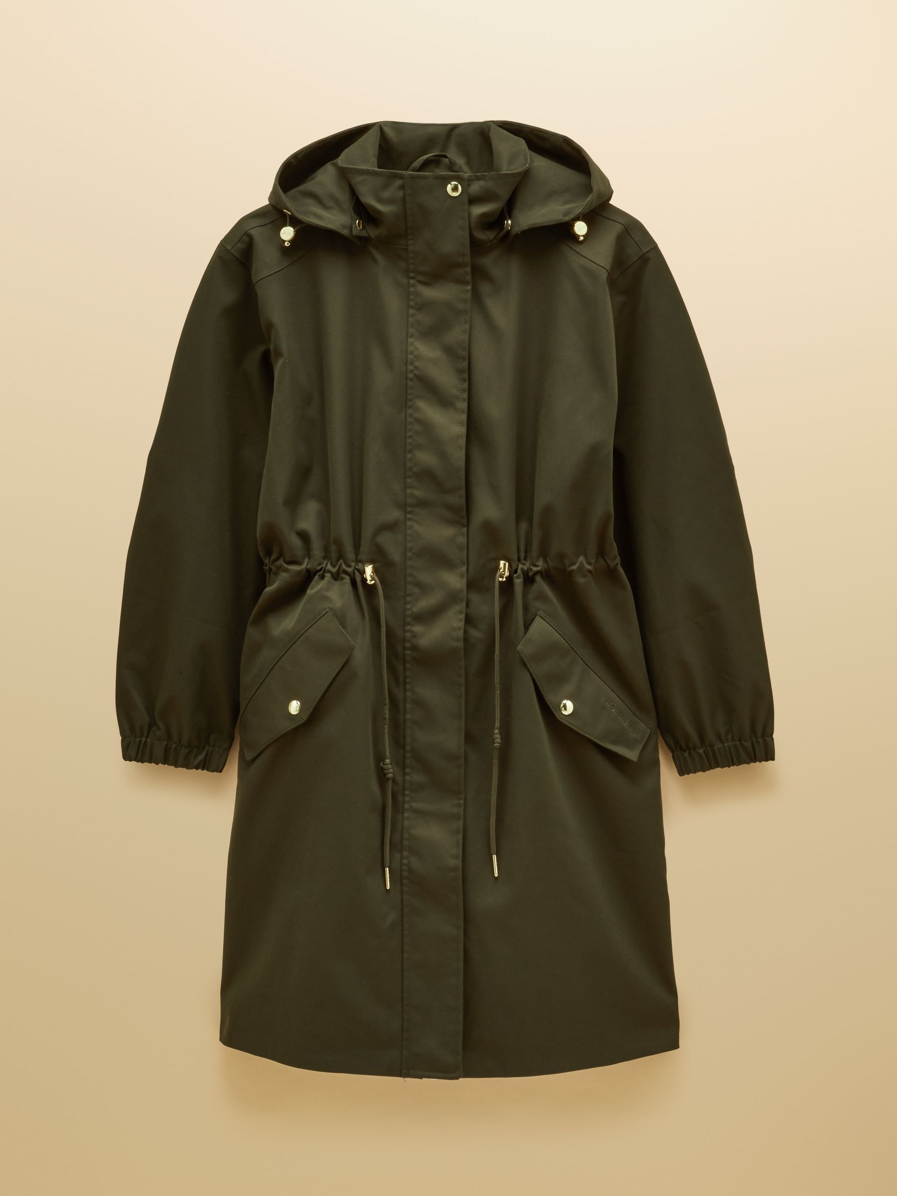Stormwell Khaki Green Waterproof Longline Raincoat with Hood - Image 12 of 12