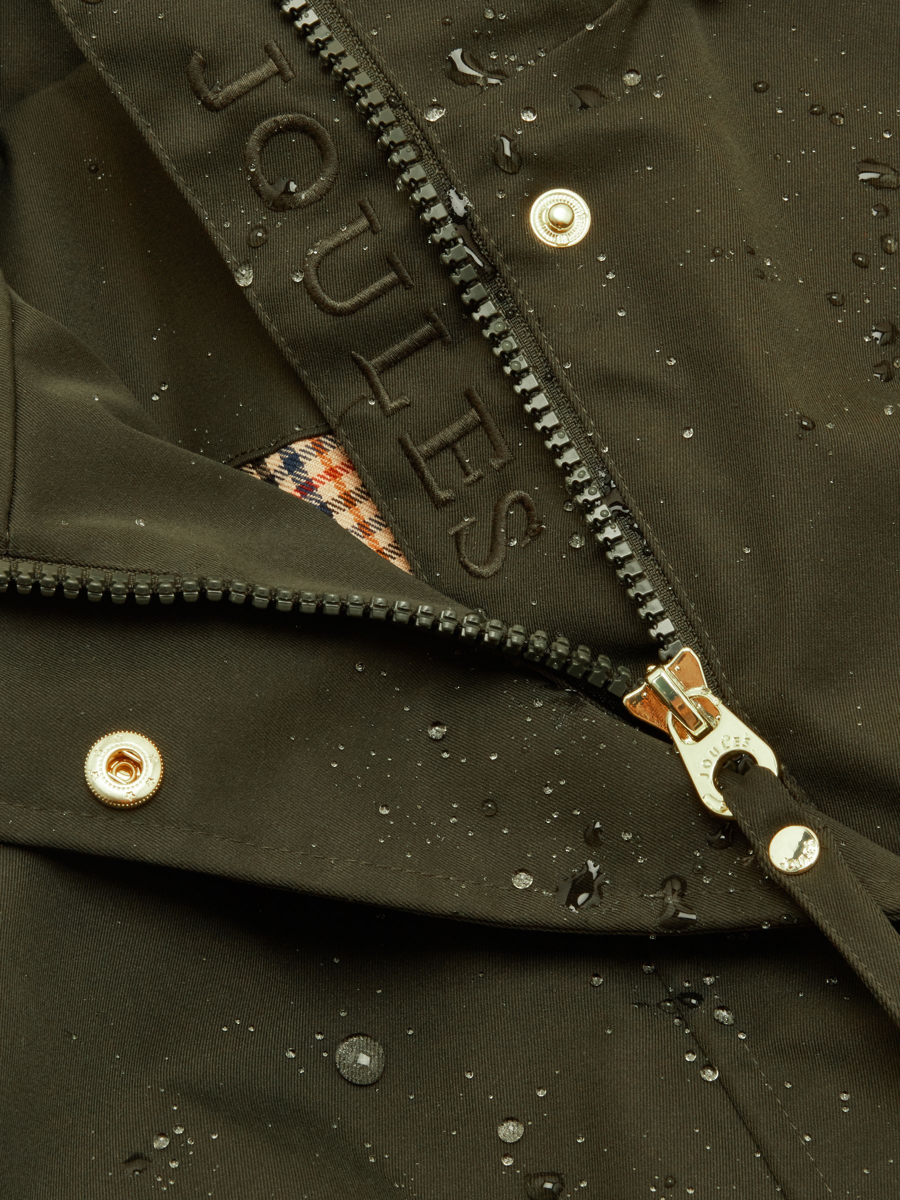 Stormwell Khaki Green Waterproof Longline Raincoat with Hood - Image 2 of 12