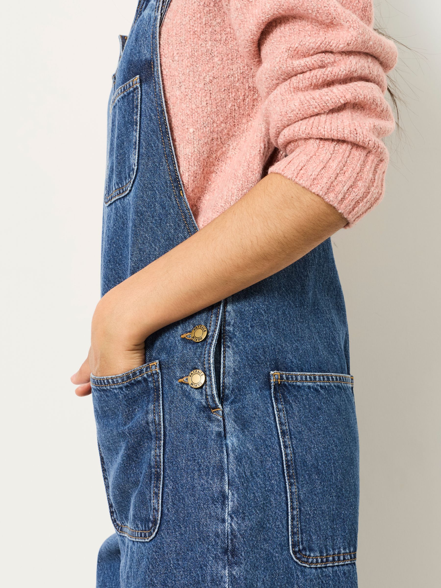 Blue Denim Gardener Dungaree - Image 3 of 5