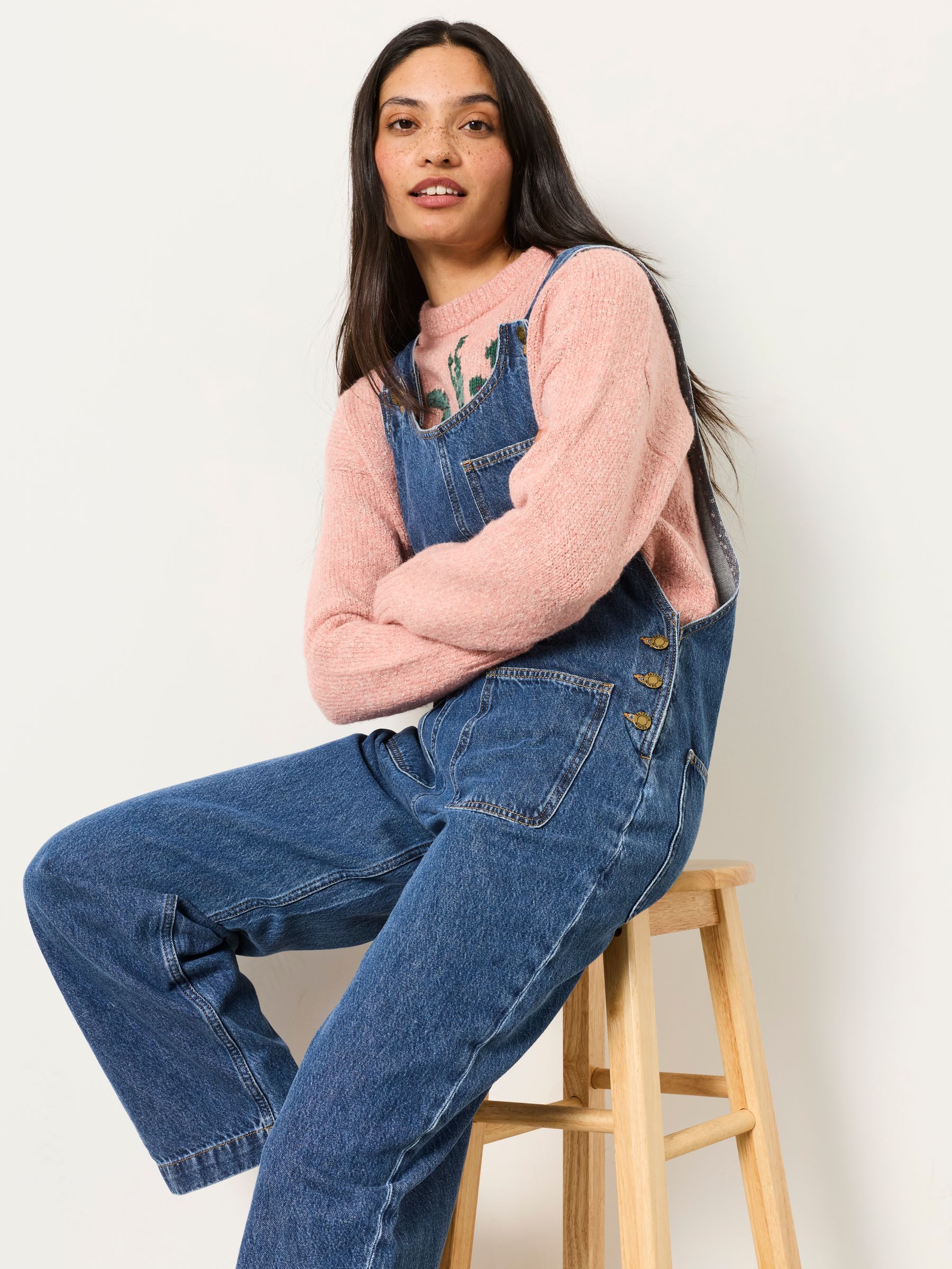 Blue Denim Gardener Dungaree - Image 4 of 5