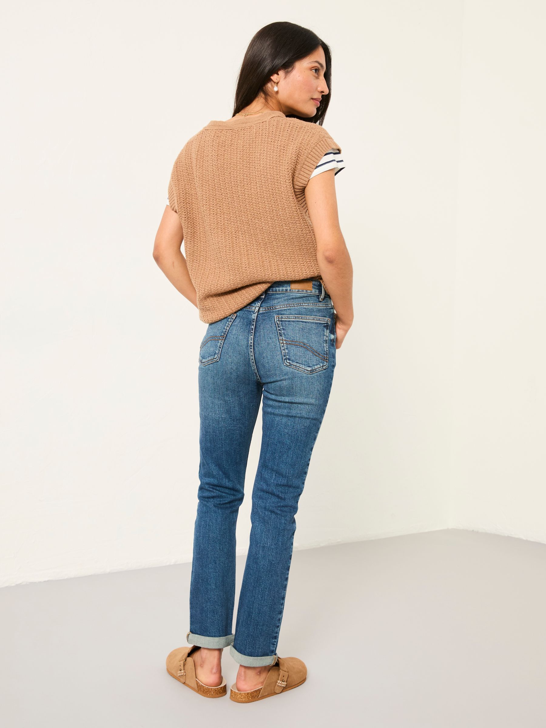 Chesham Indigo Blue Petite Girlfriend Jeans - Image 2 of 8