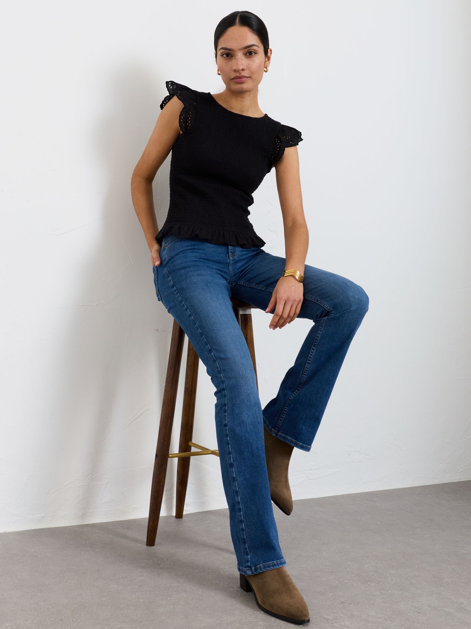 Katrine Denim Dark Blue Bootcut Jean - Image 5 of 6