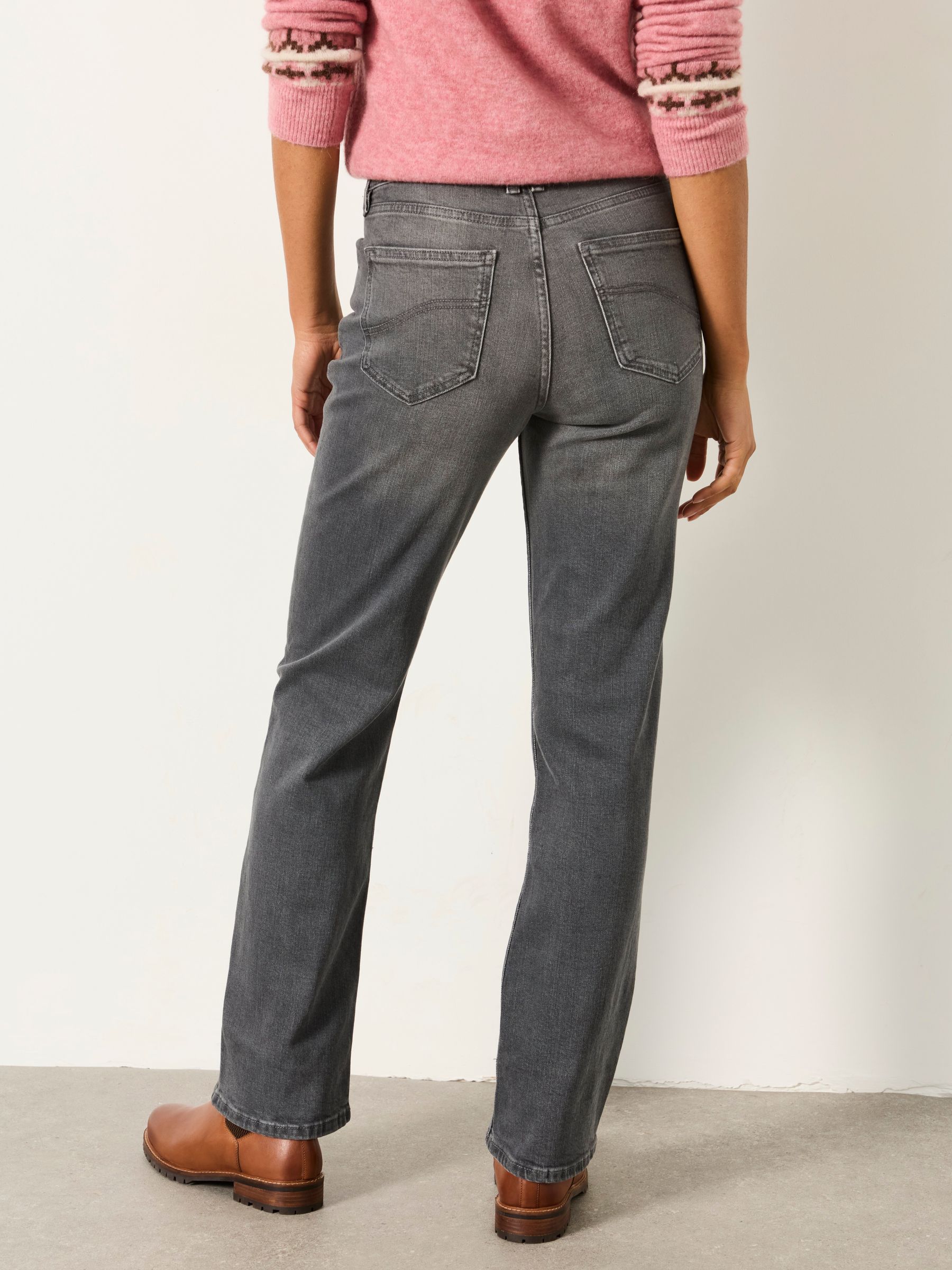 Carmel Grey Regular Comfort Straight Jeans - Image 2 of 7