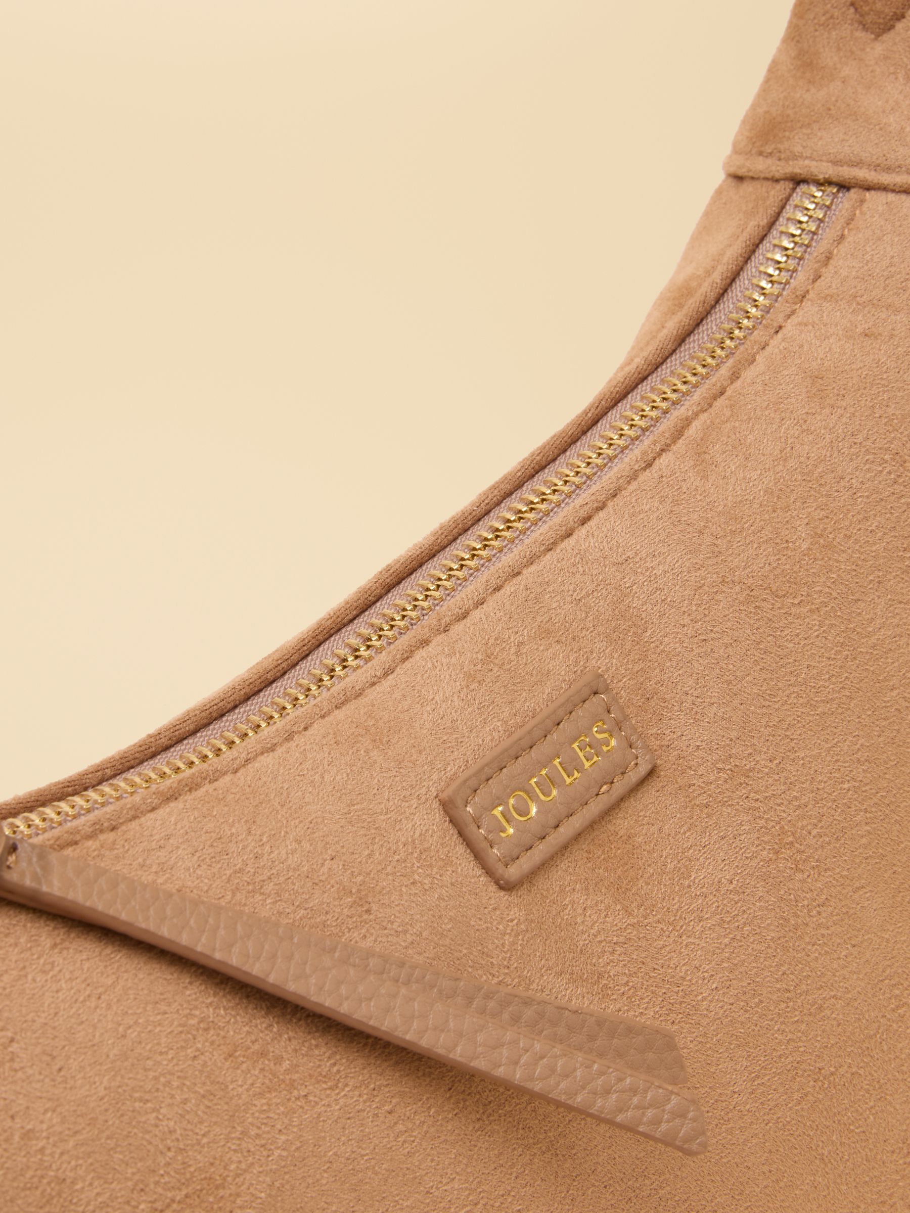 Suedette Neutral Moon Cross Body bag - Image 8 of 10