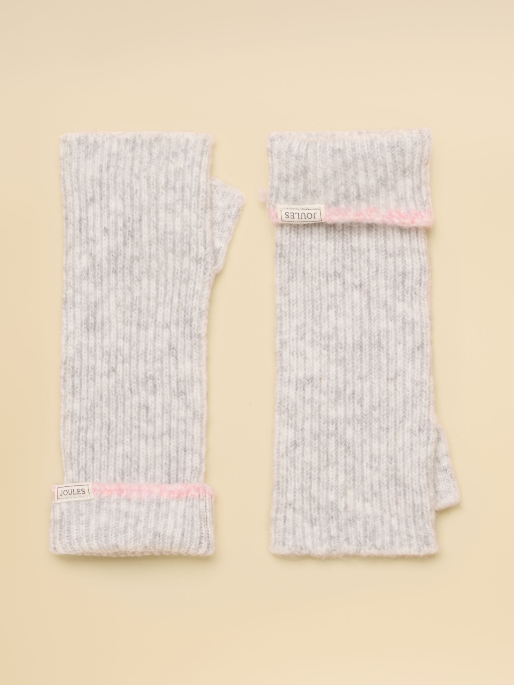 Fingerless Grey Gloves - Image 1 of 3 Fingerless Grey Gloves - Image 1 of 3