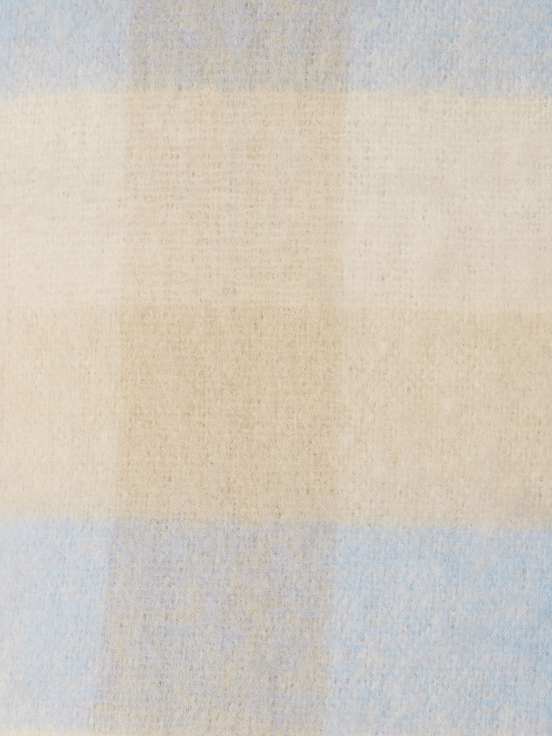 Betsy Blue & Ecru Gingham Brushed Scarf - Image 8 of 8