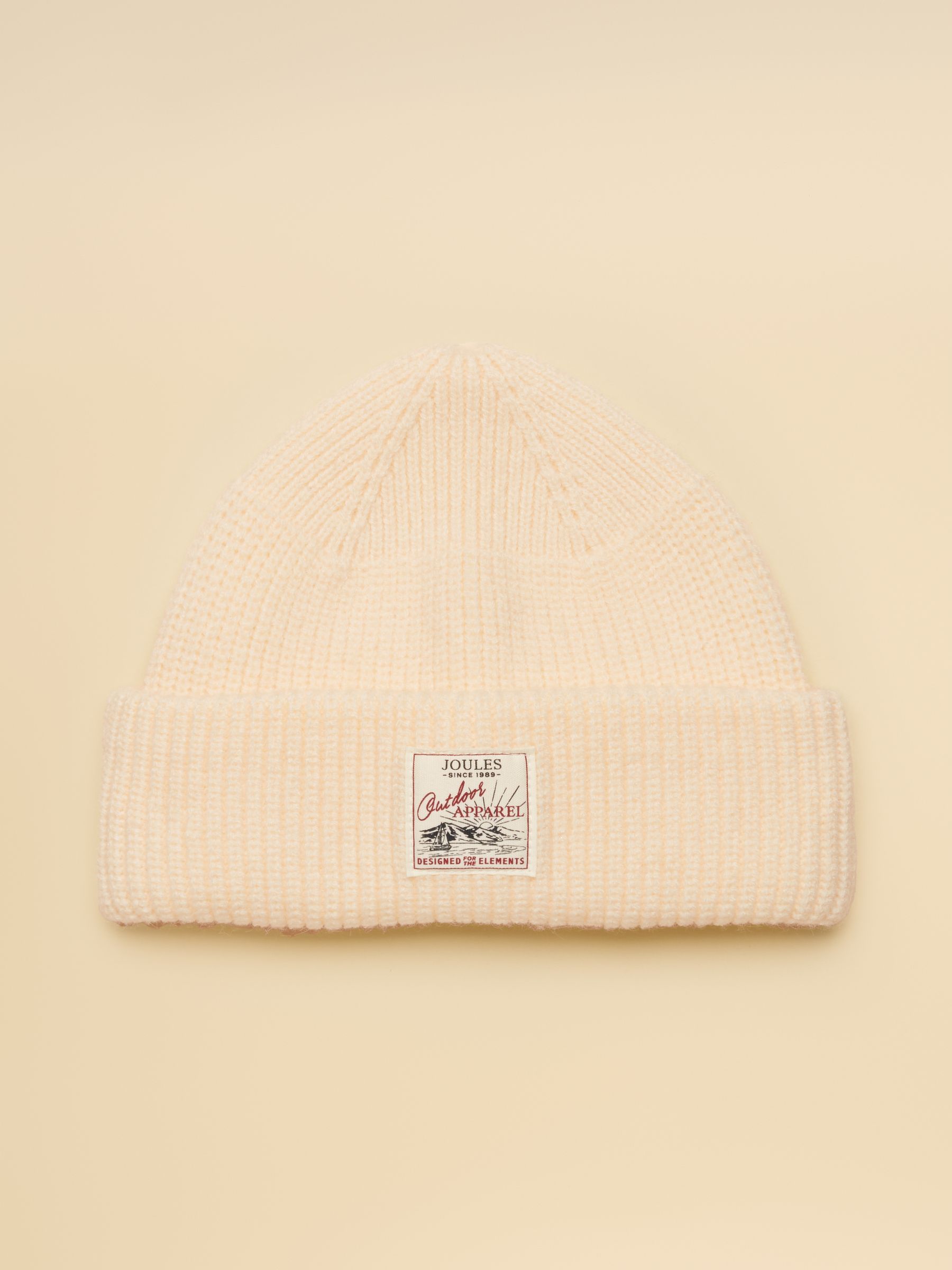 Cream Fisherman Beanie Hat - Image 4 of 7