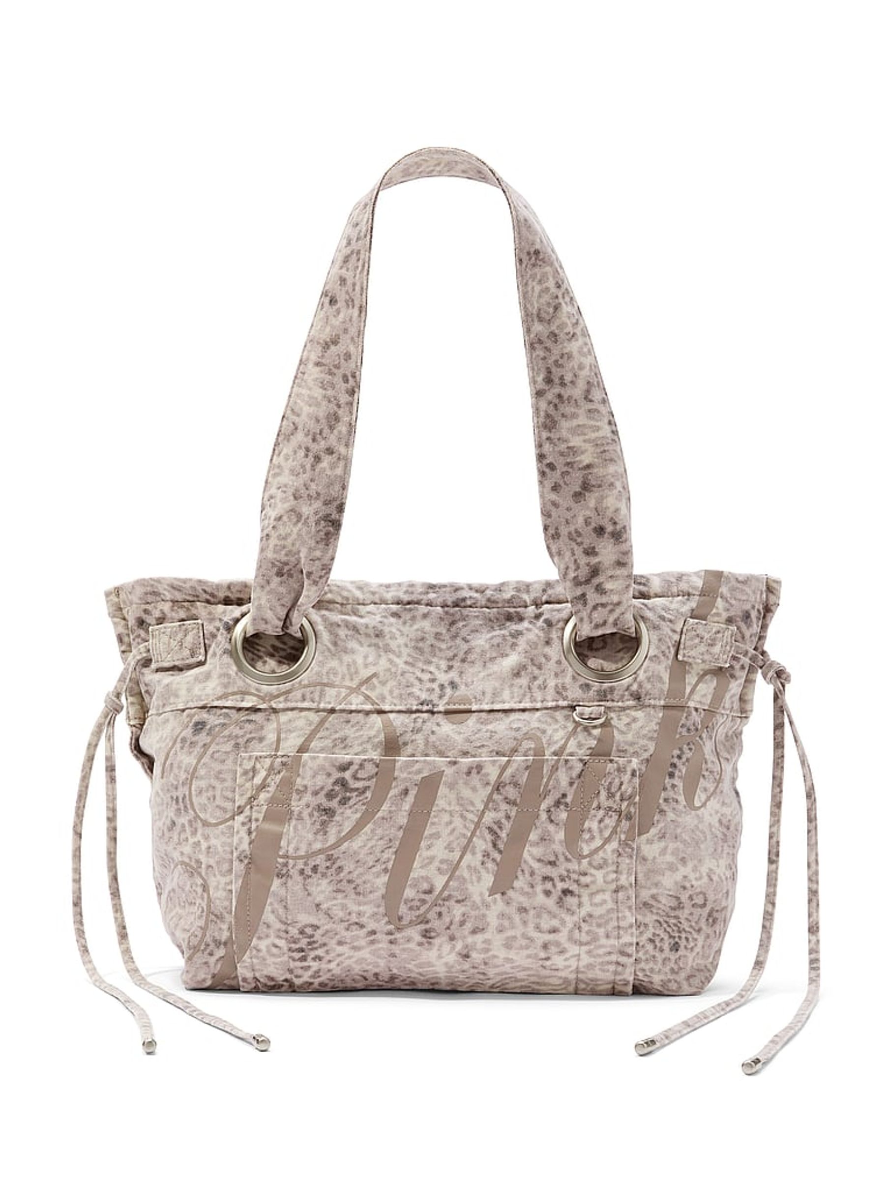 Natural Leopard Brown Large Tote Bag - Image 2 of 4