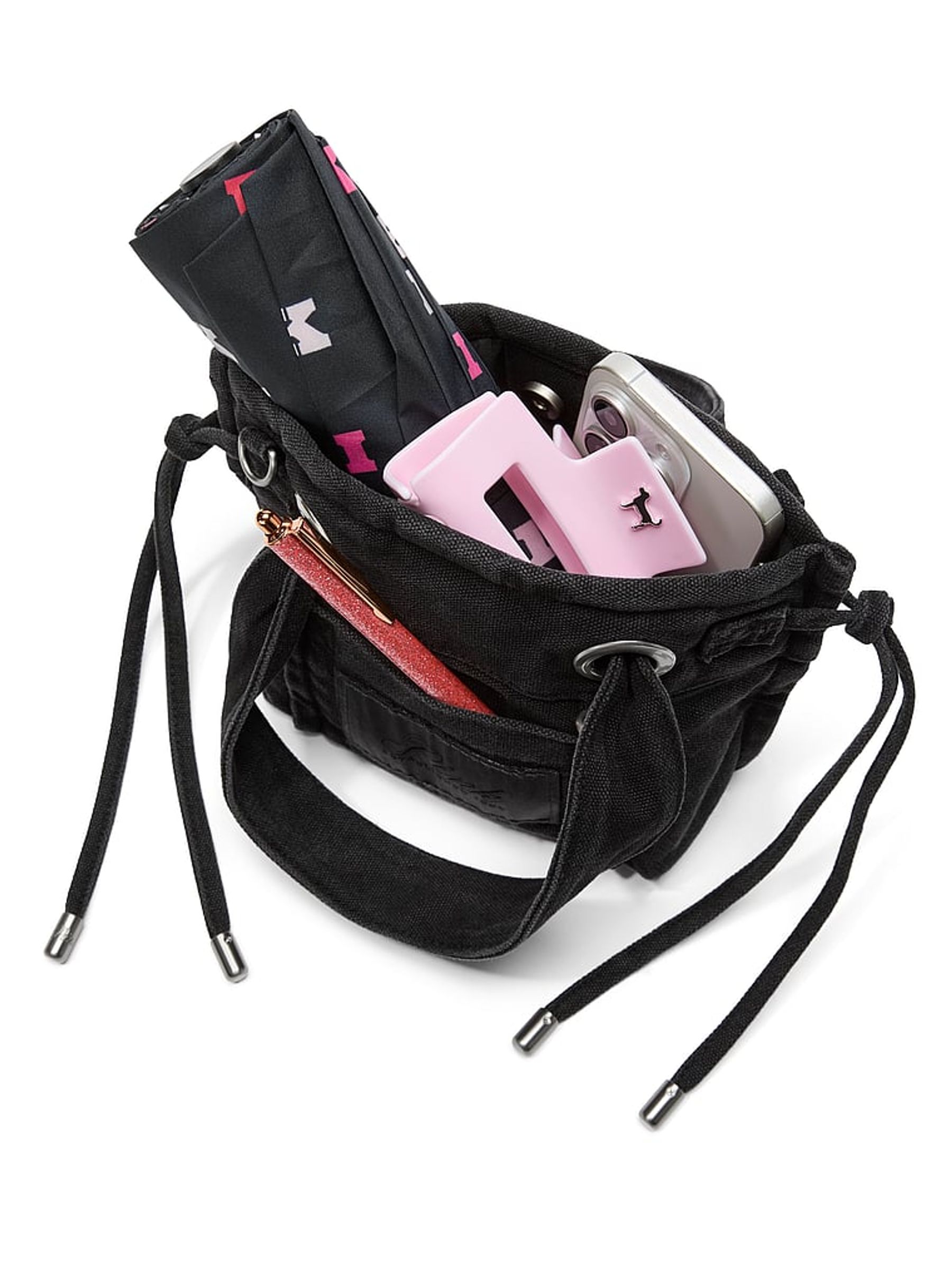 Black Mini Tote Bag - Image 4 of 4