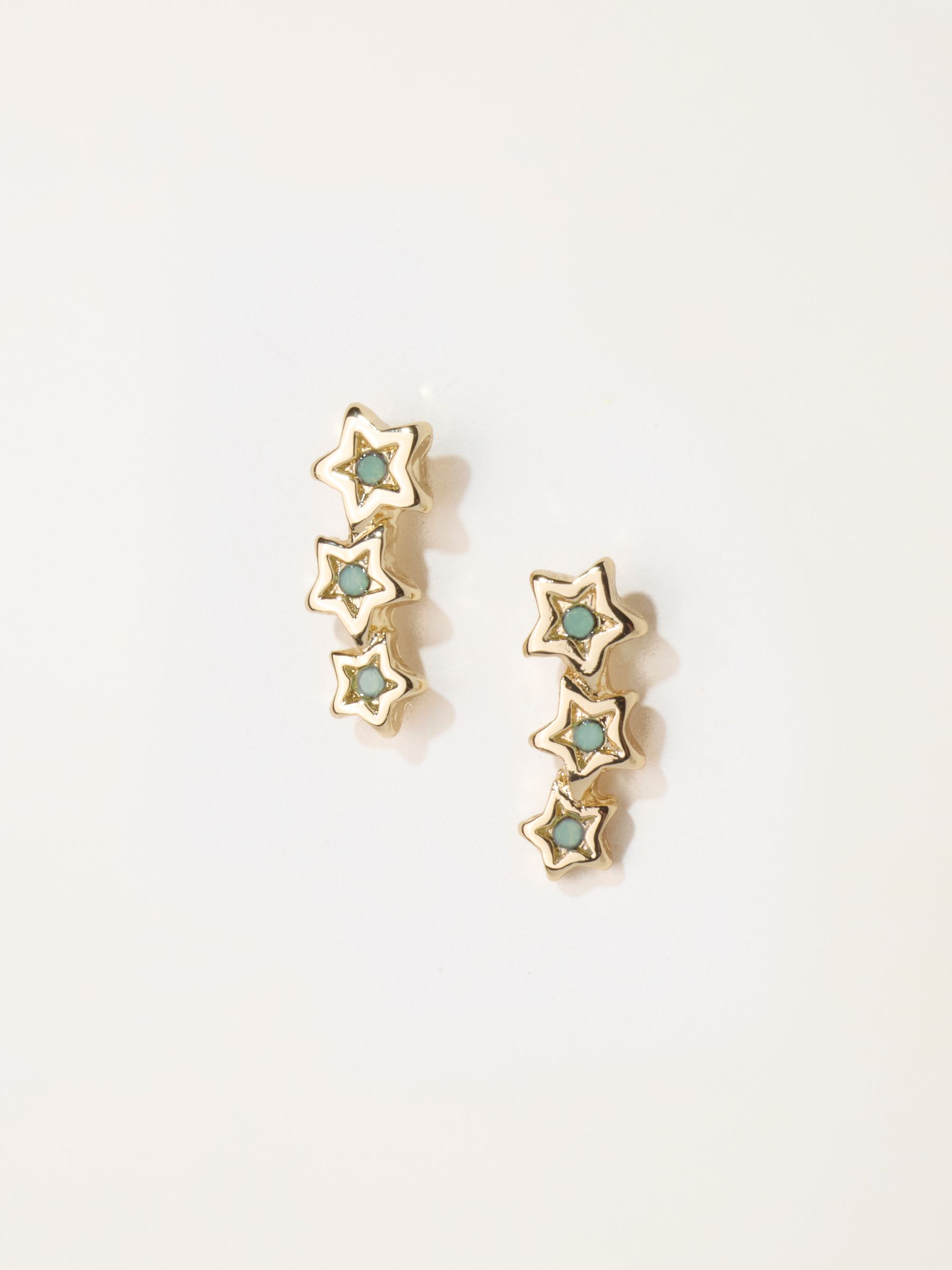 Star Crawler Earrings in Gold Tone - Image 1 of 2