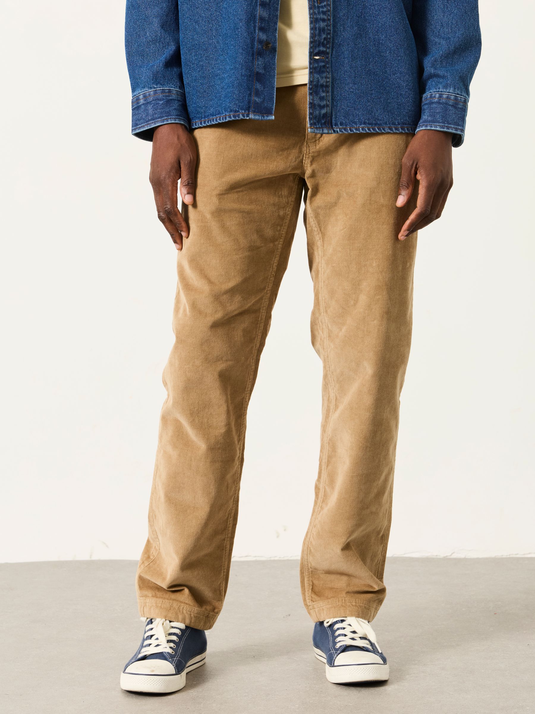 Natural Cord Straight Fit Trousers - Image 1 of 6