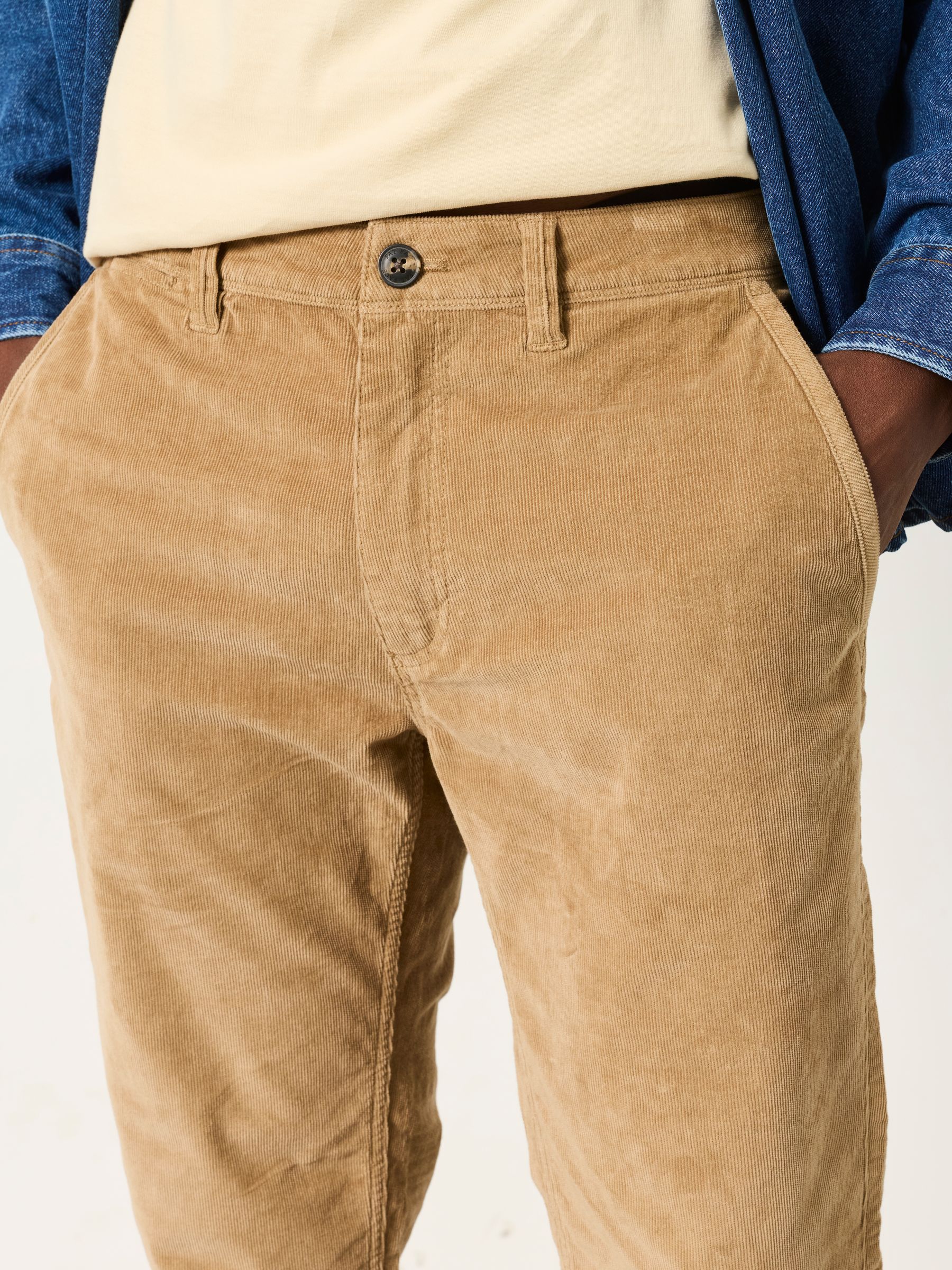 Natural Cord Straight Fit Trousers - Image 3 of 6