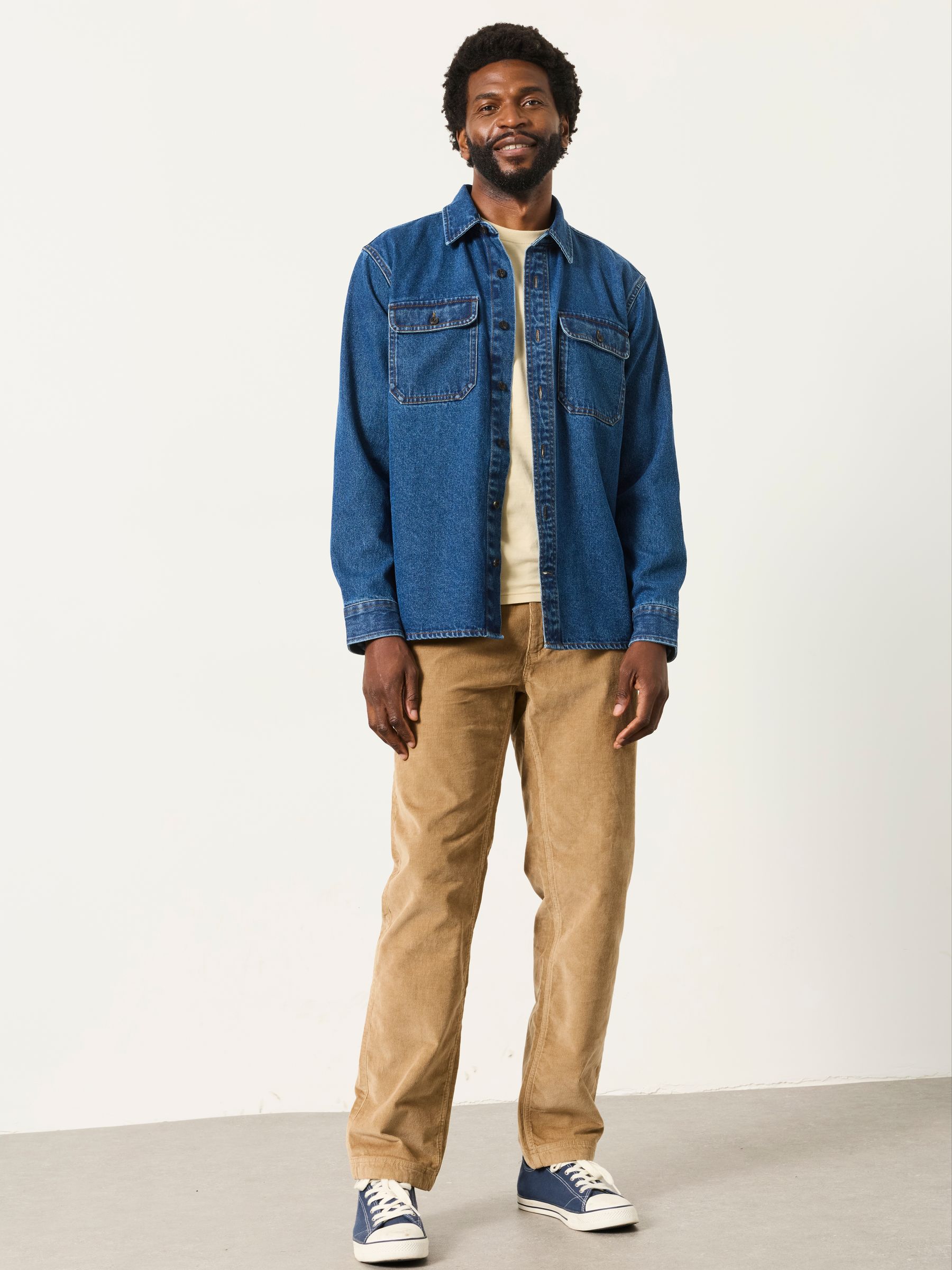 Natural Cord Straight Fit Trousers - Image 4 of 6