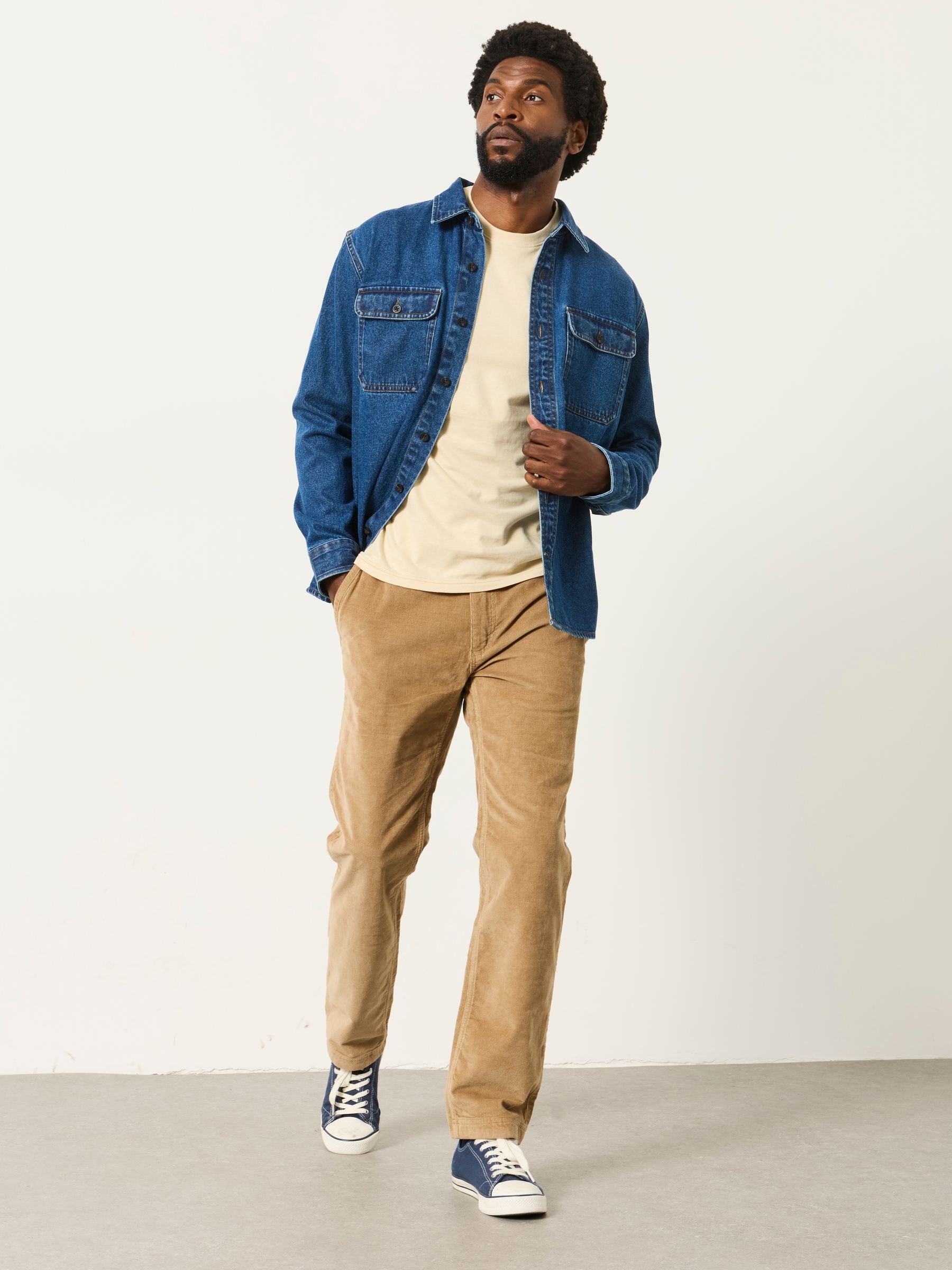 Natural Cord Straight Fit Trousers - Image 5 of 6