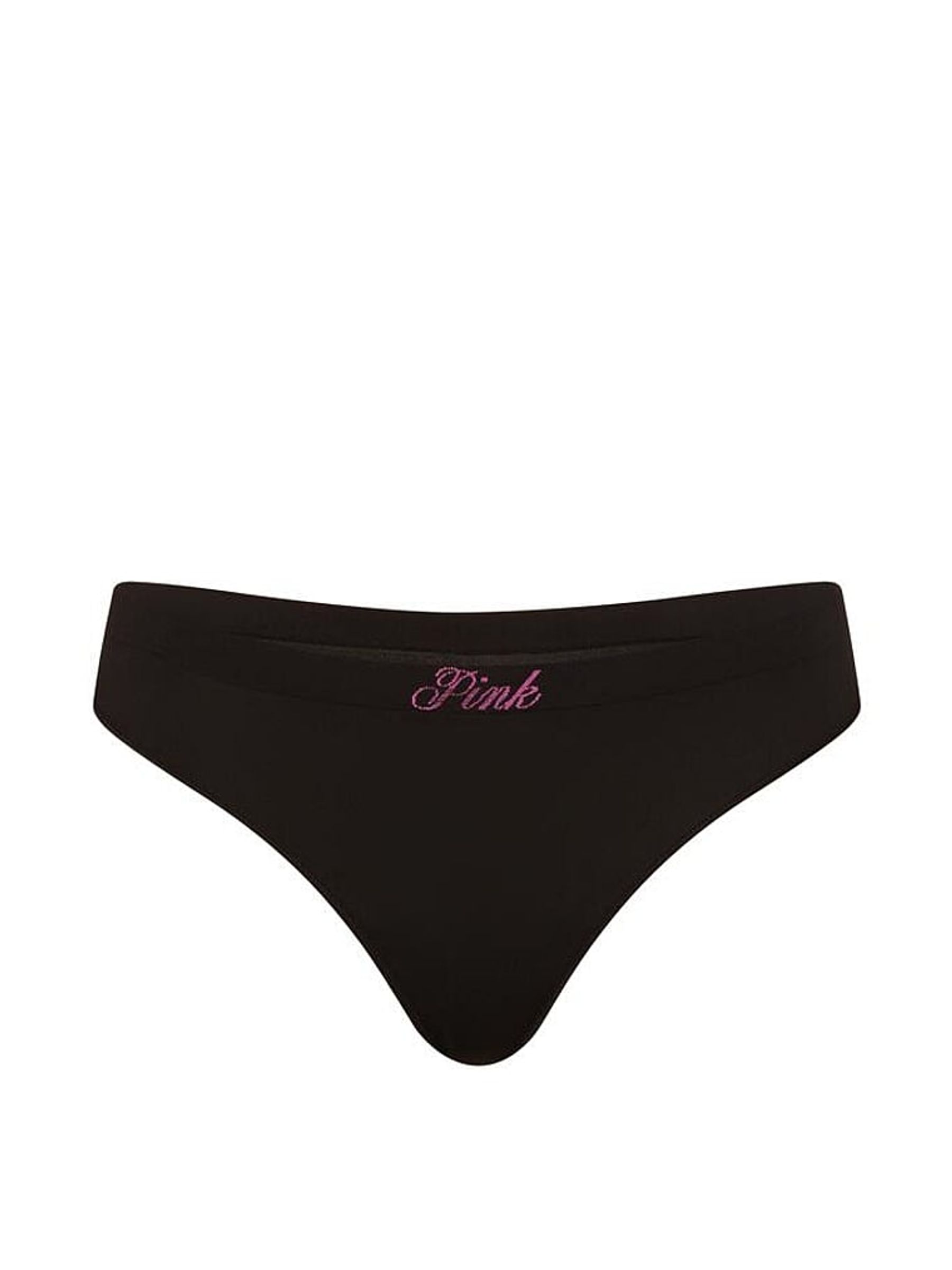 Black Thong Seamless Knickers - Image 3 of 3