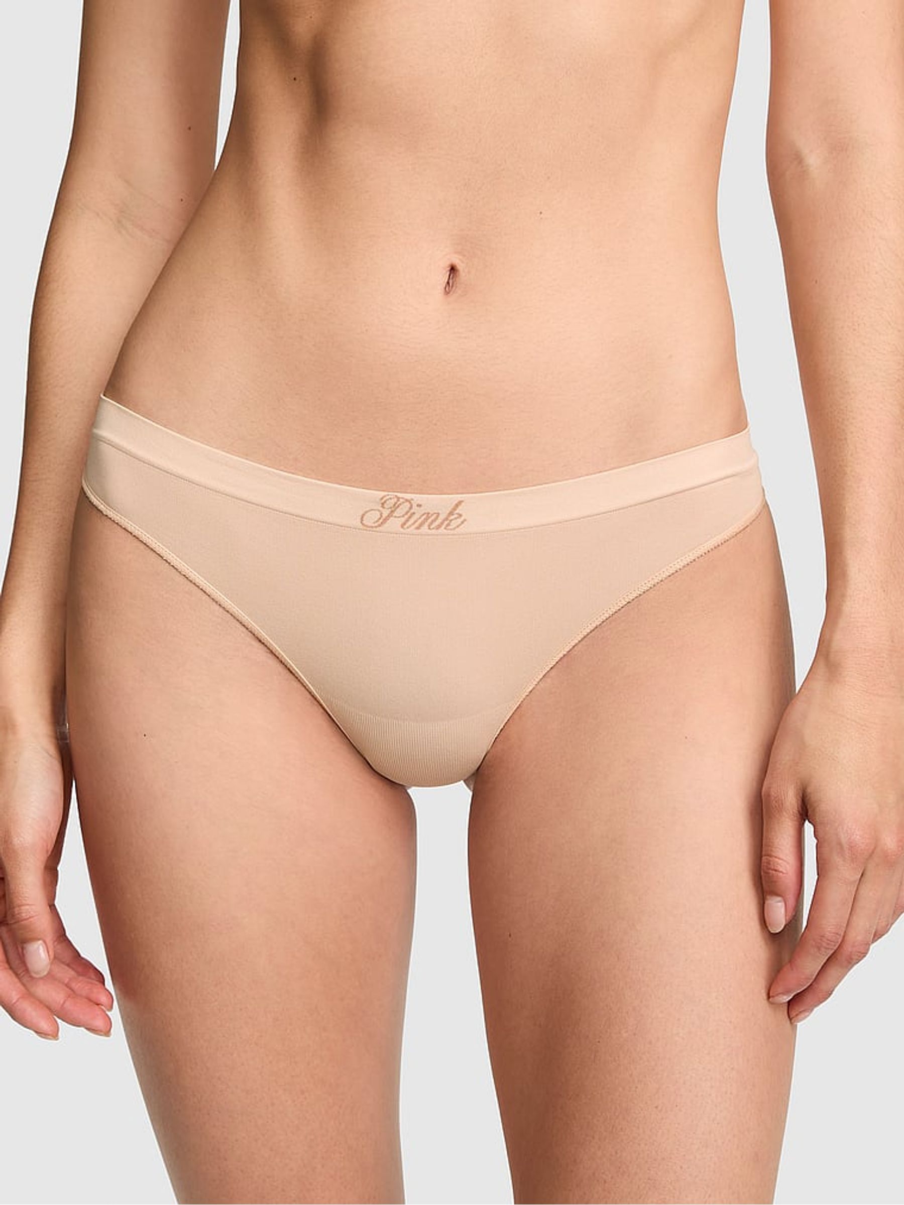 Marzipan Nude Thong Seamless Knickers - Image 1 of 2