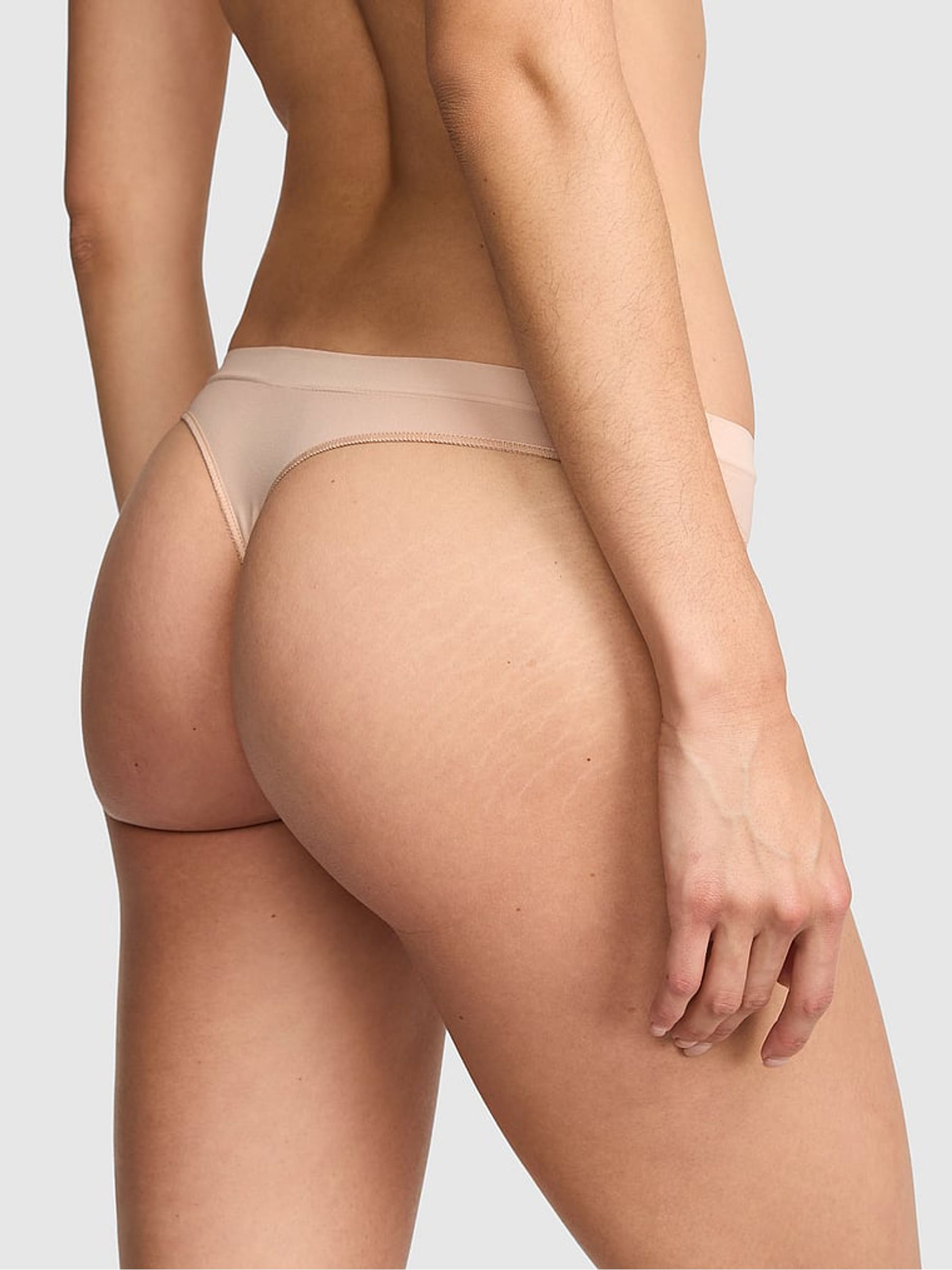 Marzipan Nude Thong Seamless Knickers - Image 2 of 2