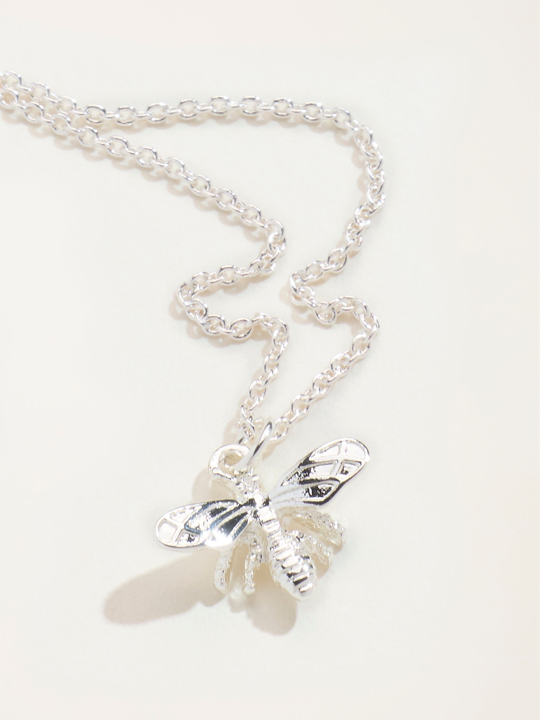 Bee Necklace in Silver Tone - Image 2 of 2