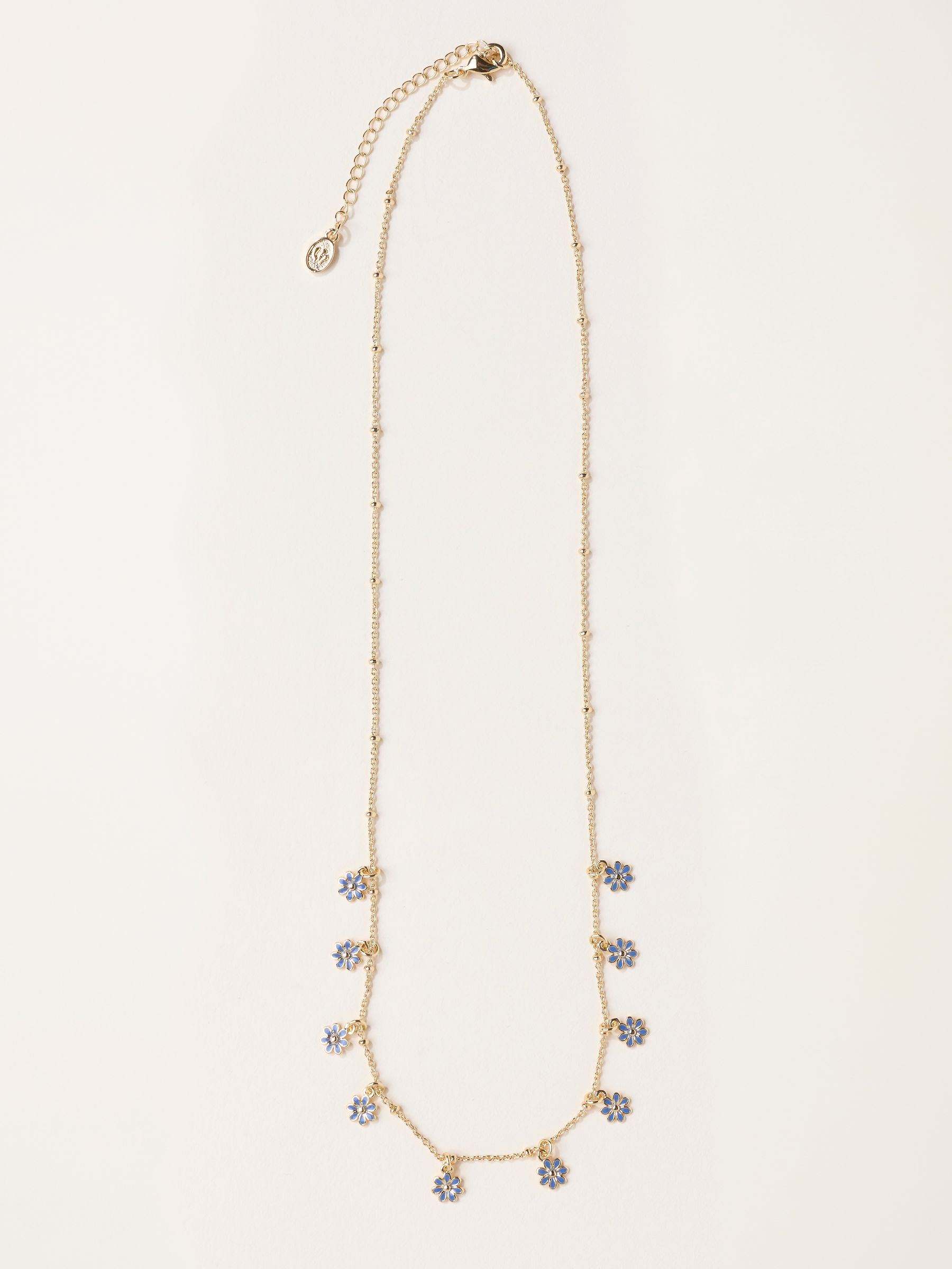 Gold Tone Daisy Chain Necklace - Image 1 of 2