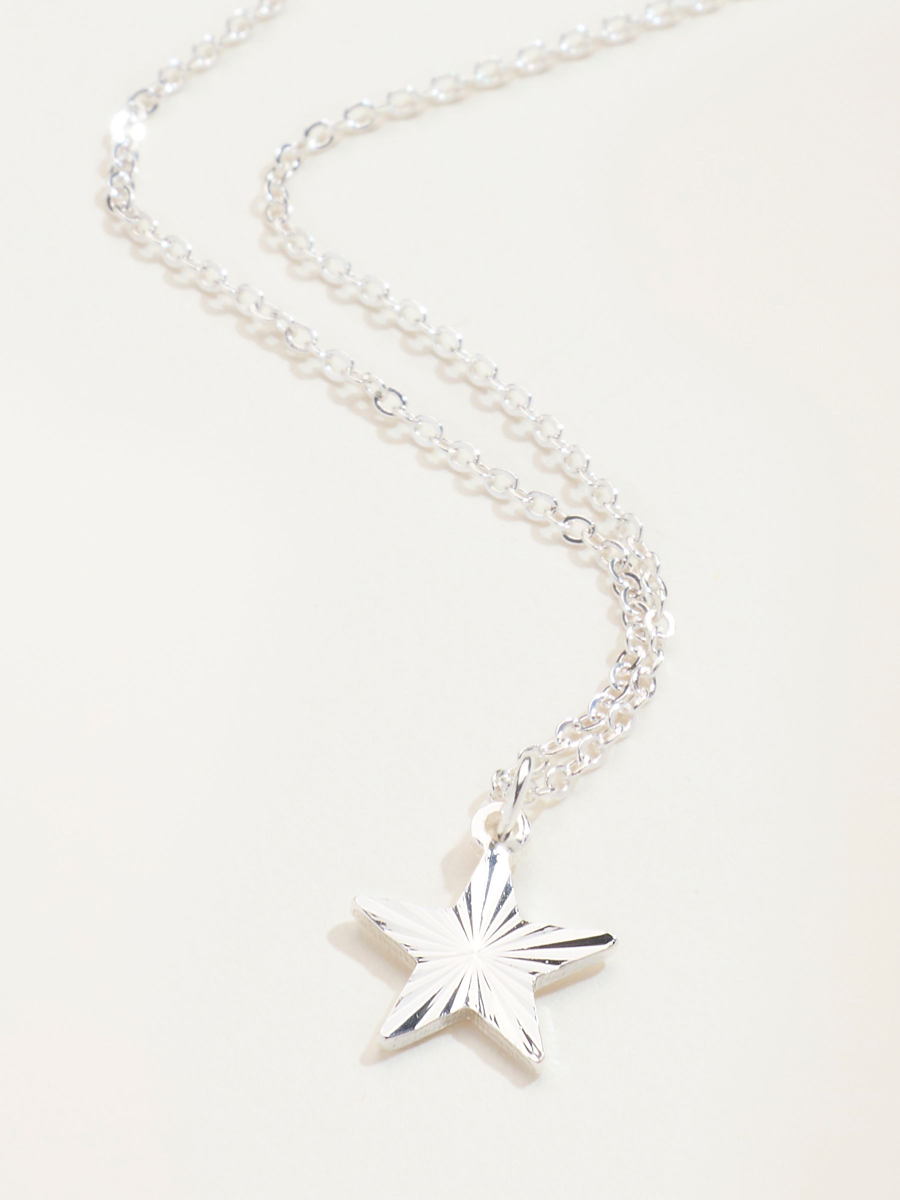 Star Necklace in Silver Tone - Image 3 of 3