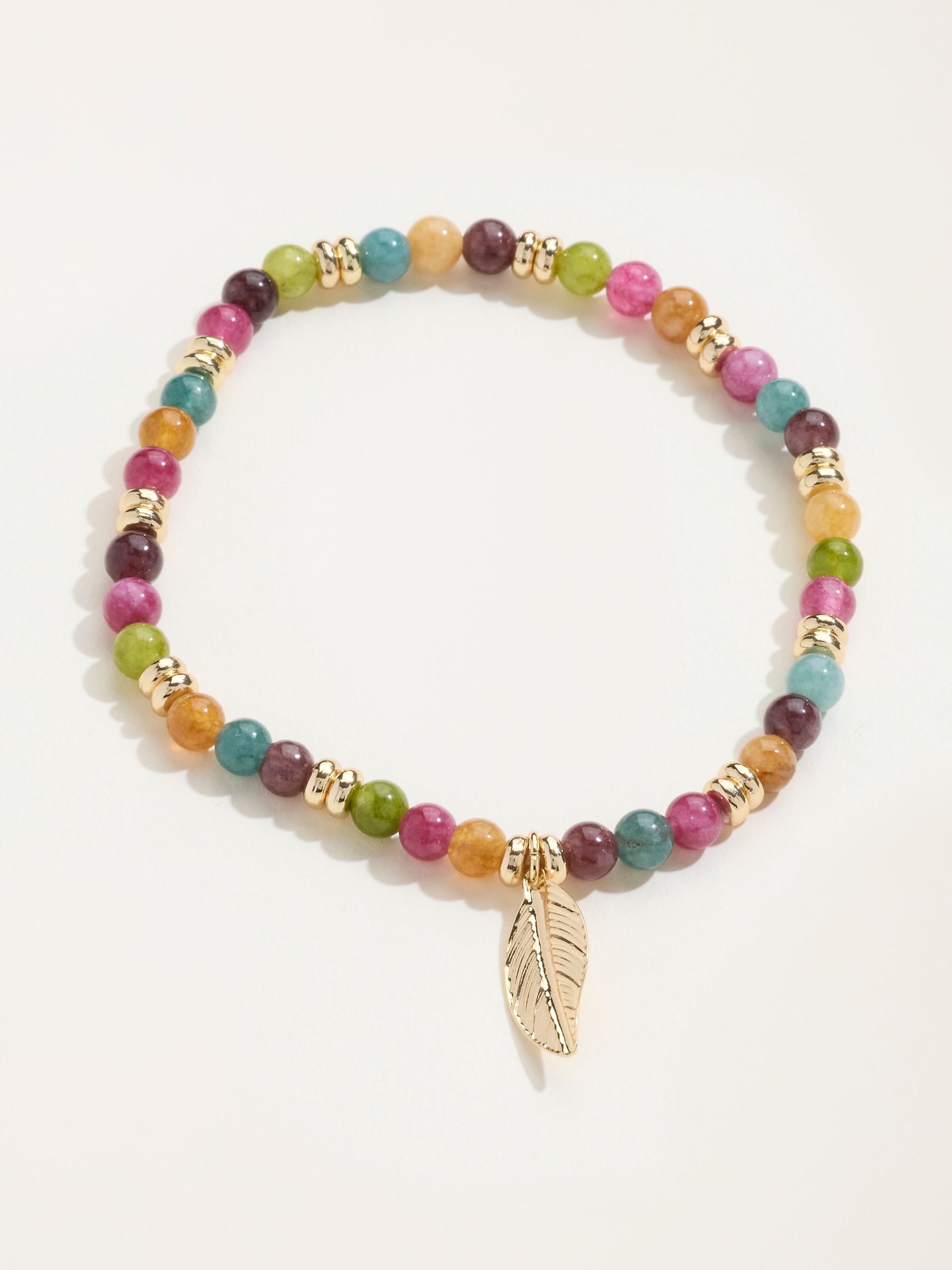 Leaf Bead Braclet in Multi Colour - Image 1 of 2
