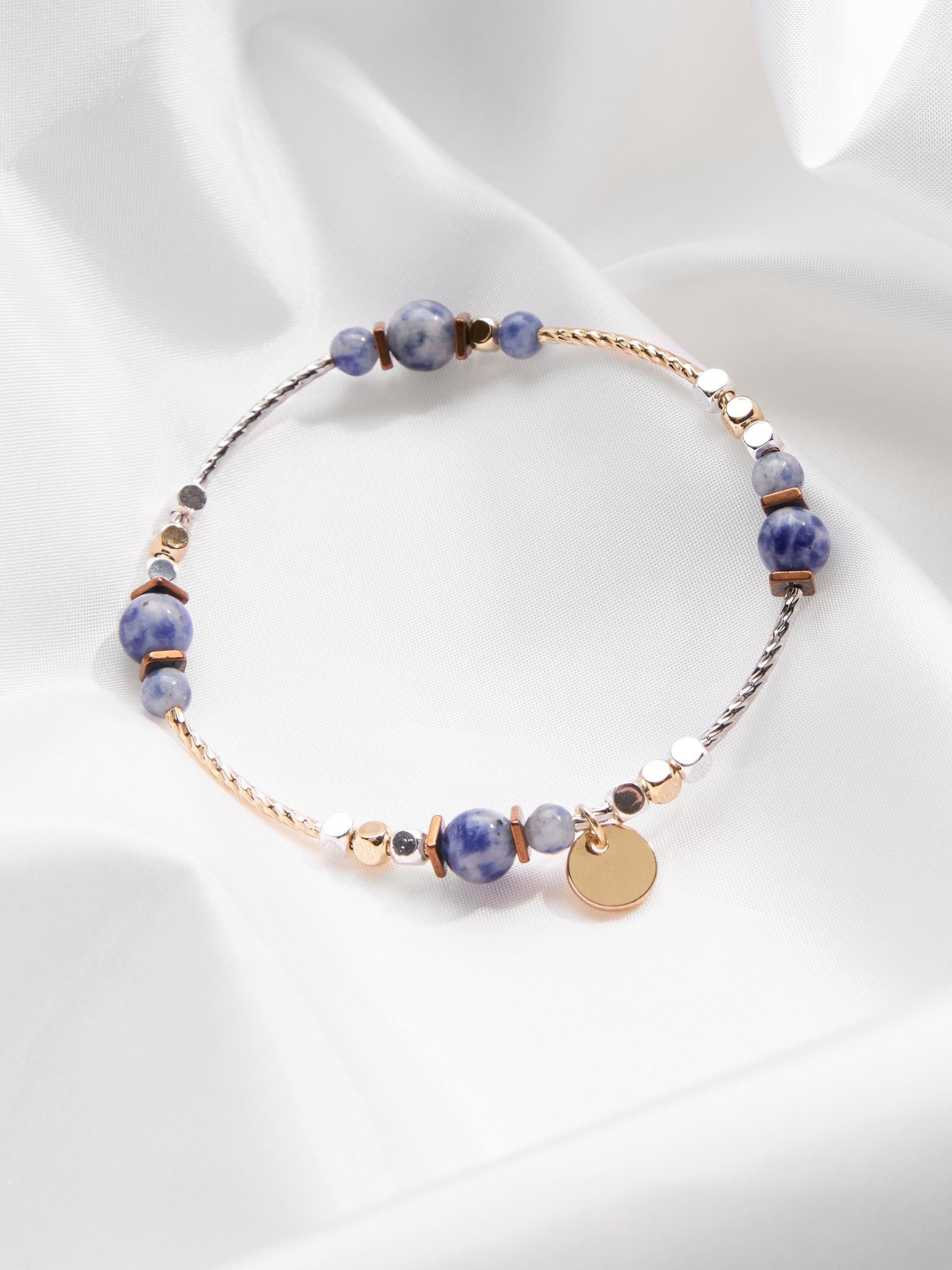 Navy Stone Bracelet - Image 2 of 2