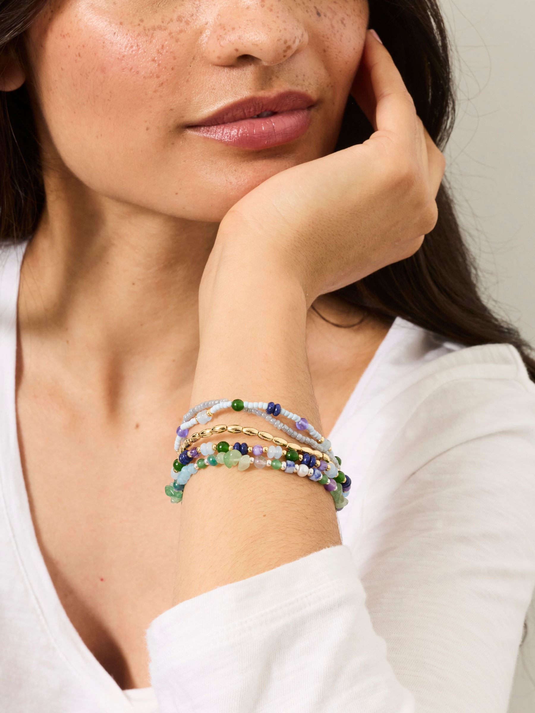 Bracelet Multi Colour Multi Stretch Bracelet - Image 3 of 4